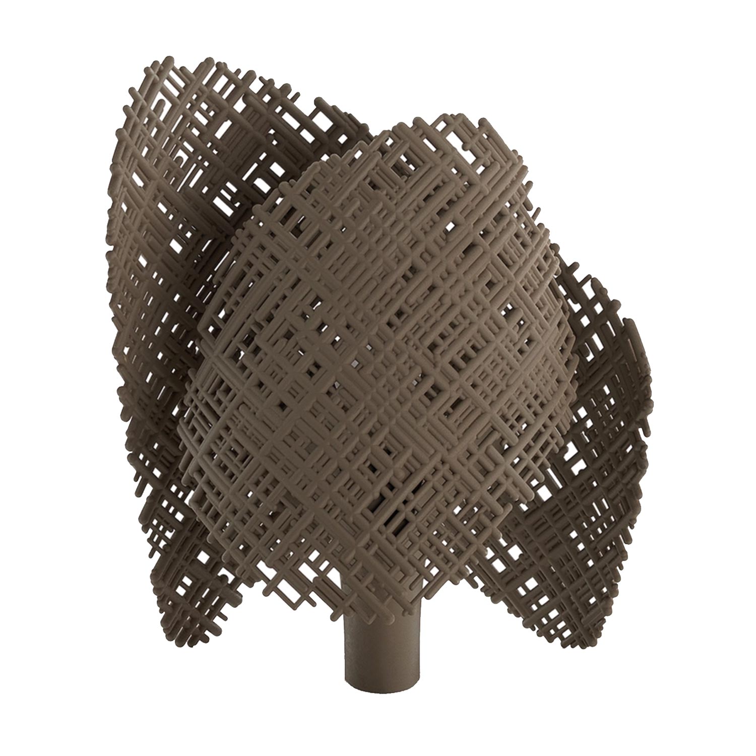 kartell tea leuchte taupe 87529