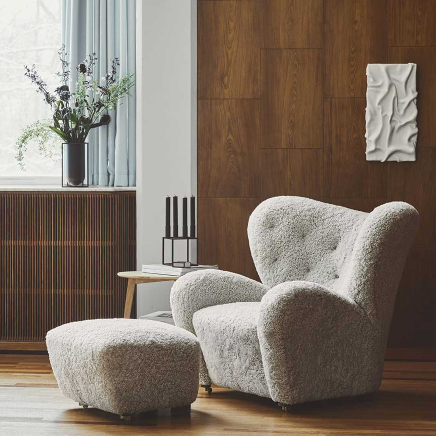 Audo - The Tired Man inkl. Fußteil Moonlight Dark Oak