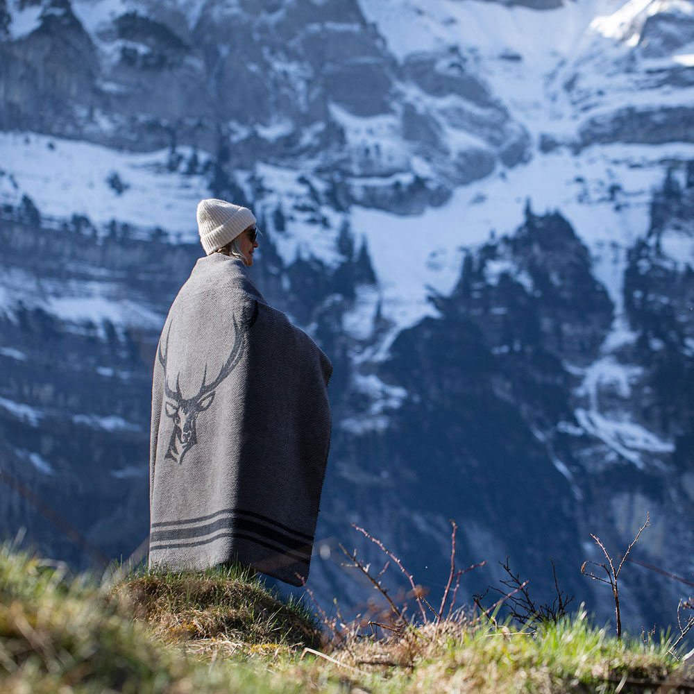 David Fussenegger - Savona Decke Platzhirsch graphit