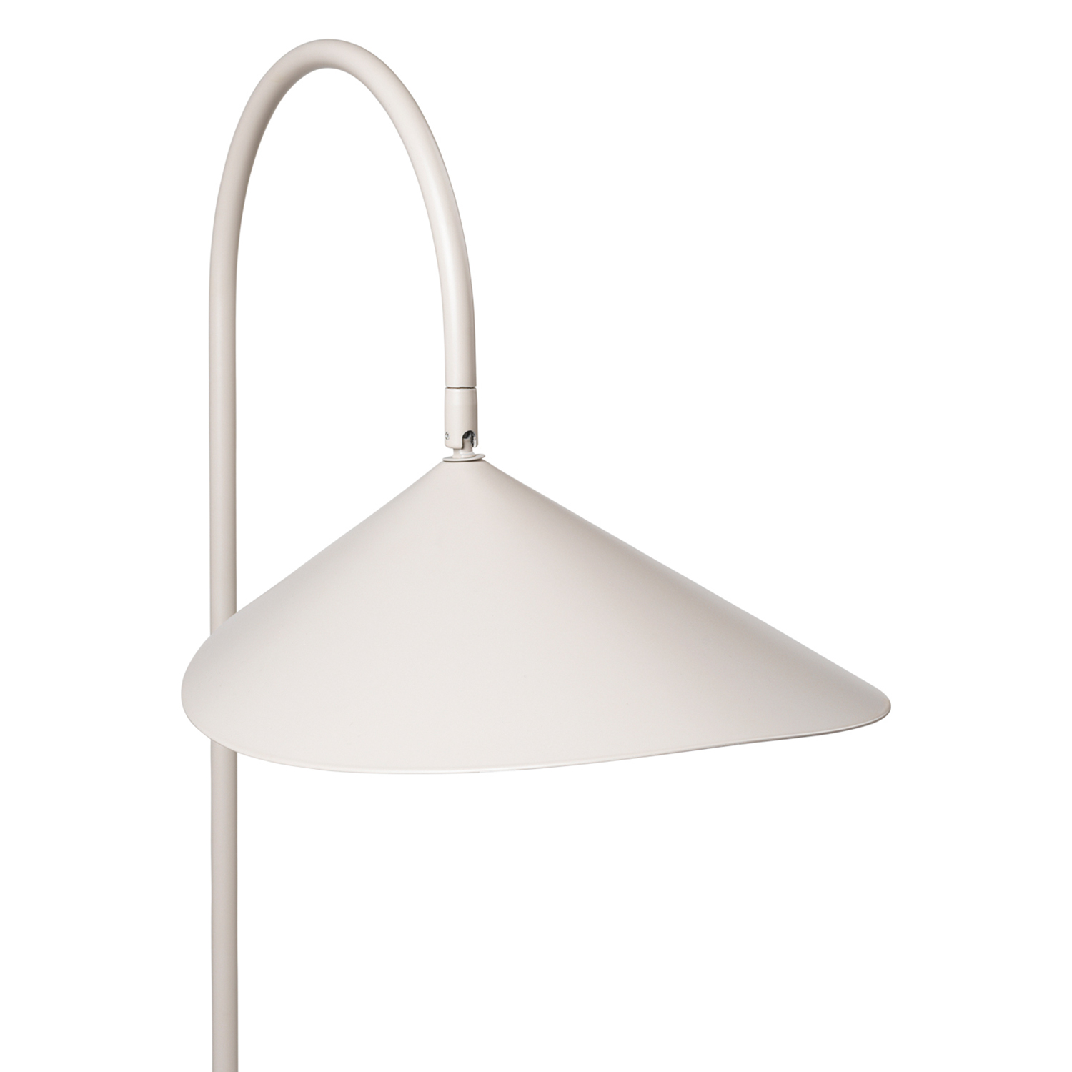 ferm living arum floor lamp cashmere lampenschirm 60328