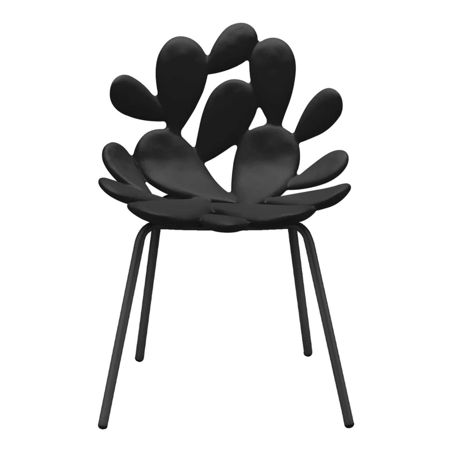 Qeeboo - Filicudi Chair farbig 2er-Set schwarz