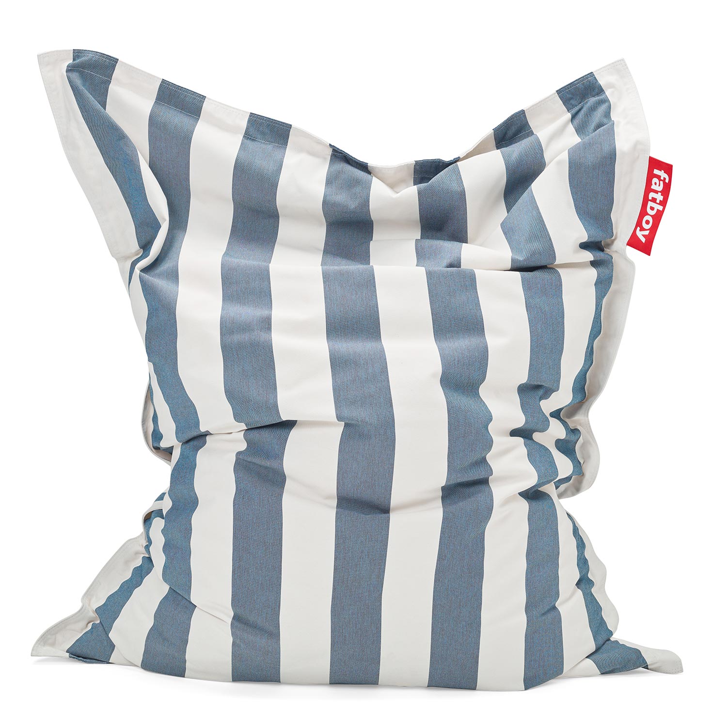fatboy original sitzsack outdoor stripe ocean blue 67316
