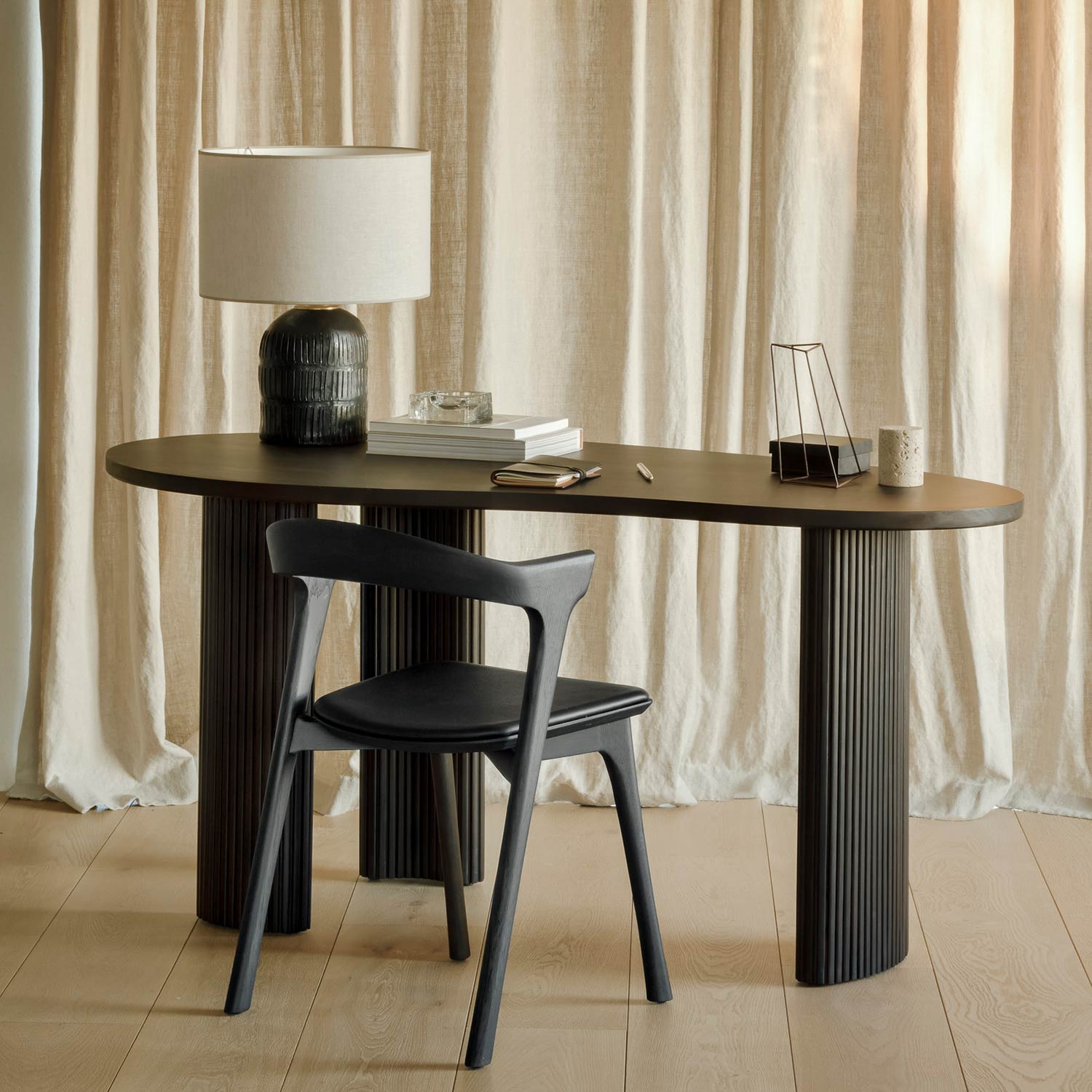 Ethnicraft - Boomerang Schreibtisch mahagoni