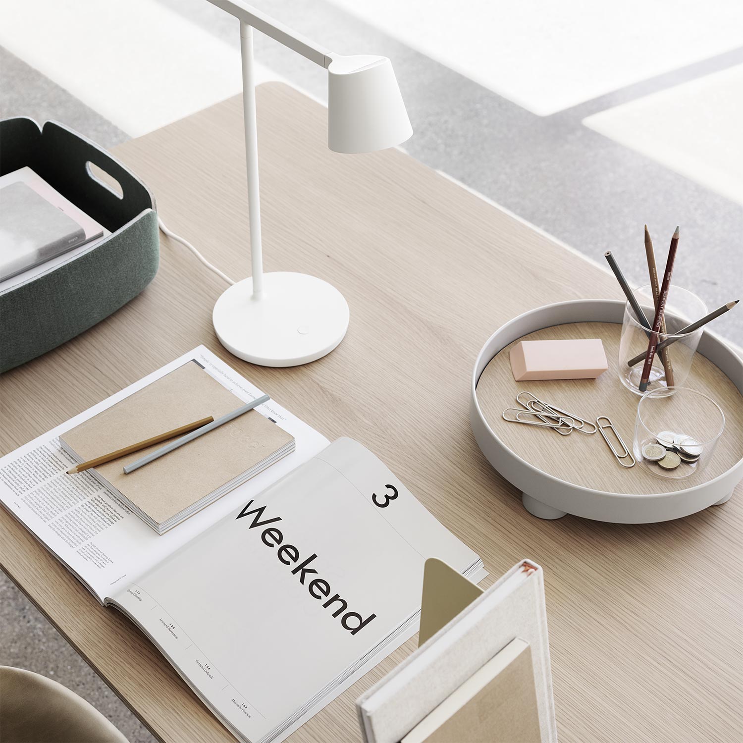 schreibtisch muuto tip lamp weiss 53837