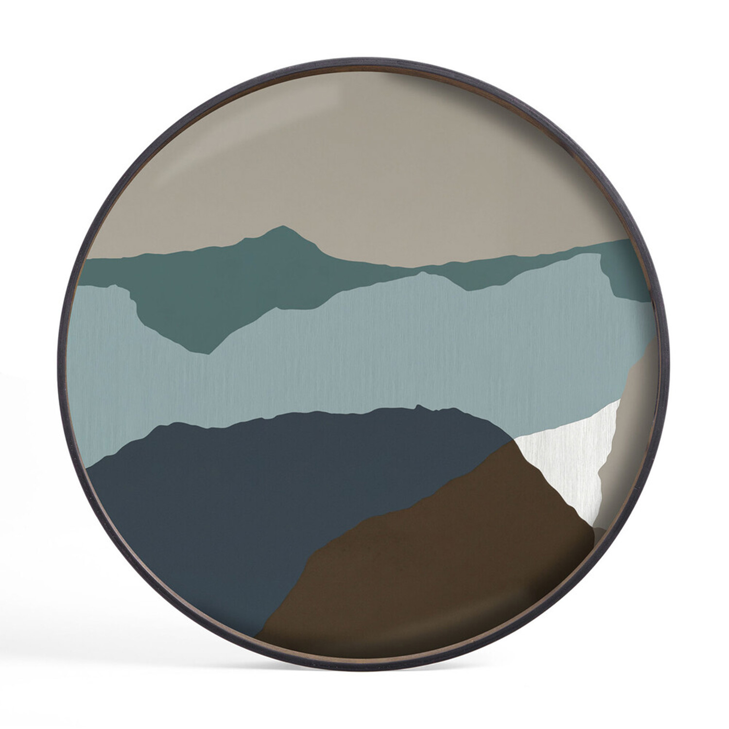 ethnicraft tablett xl rund graphite wabi sabi 40438