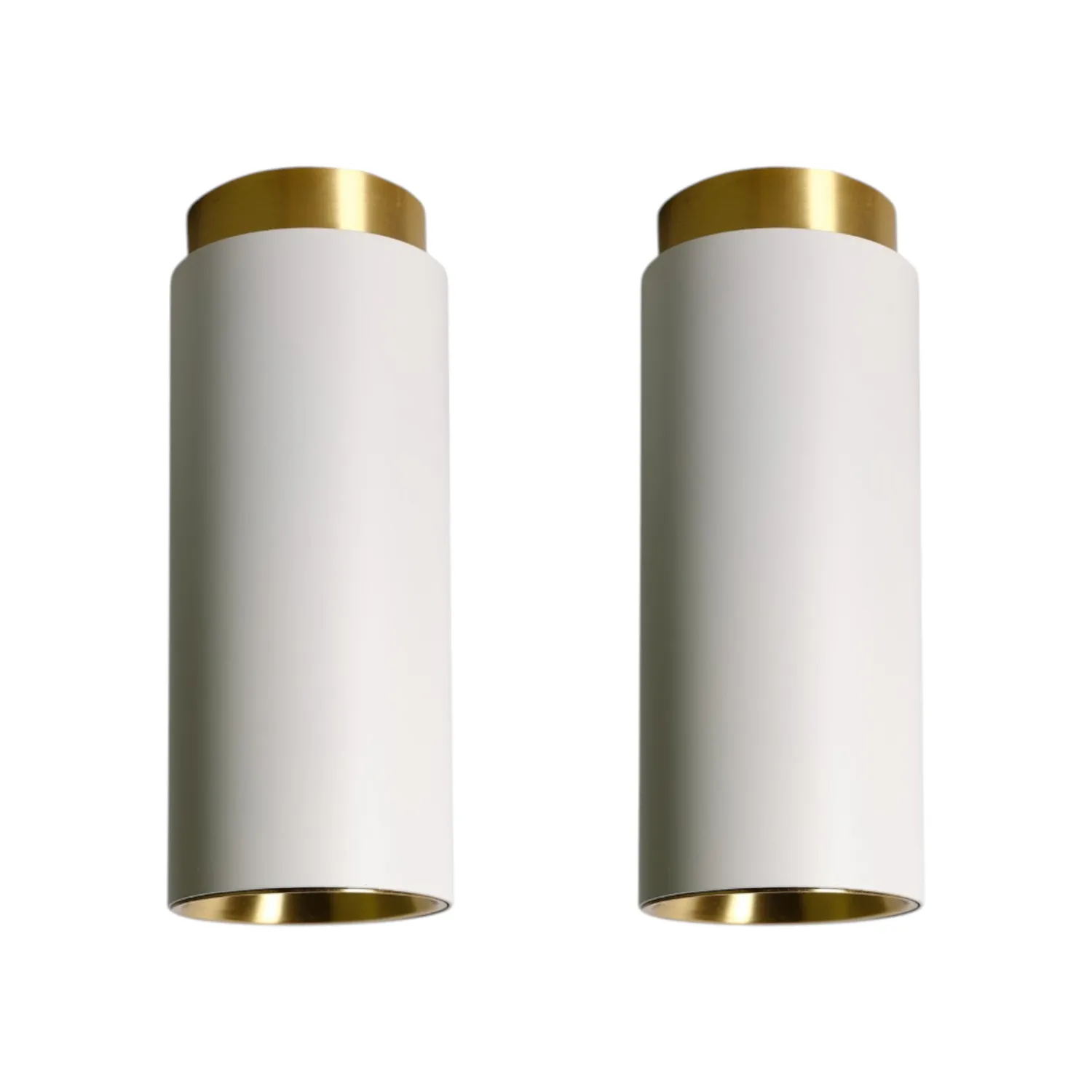 DCW - Tobo Deckenleuchte Ø 6,5 cm weiß/weiß 2er-Pack