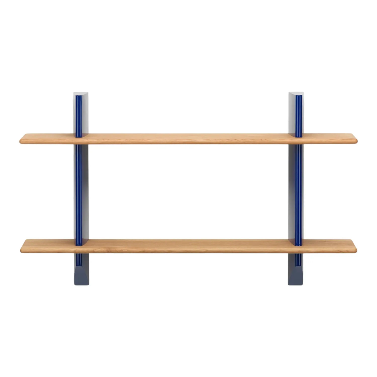 Vitra - Rayonnage Mural Eiche natur Prouvé Bleu Marcoule