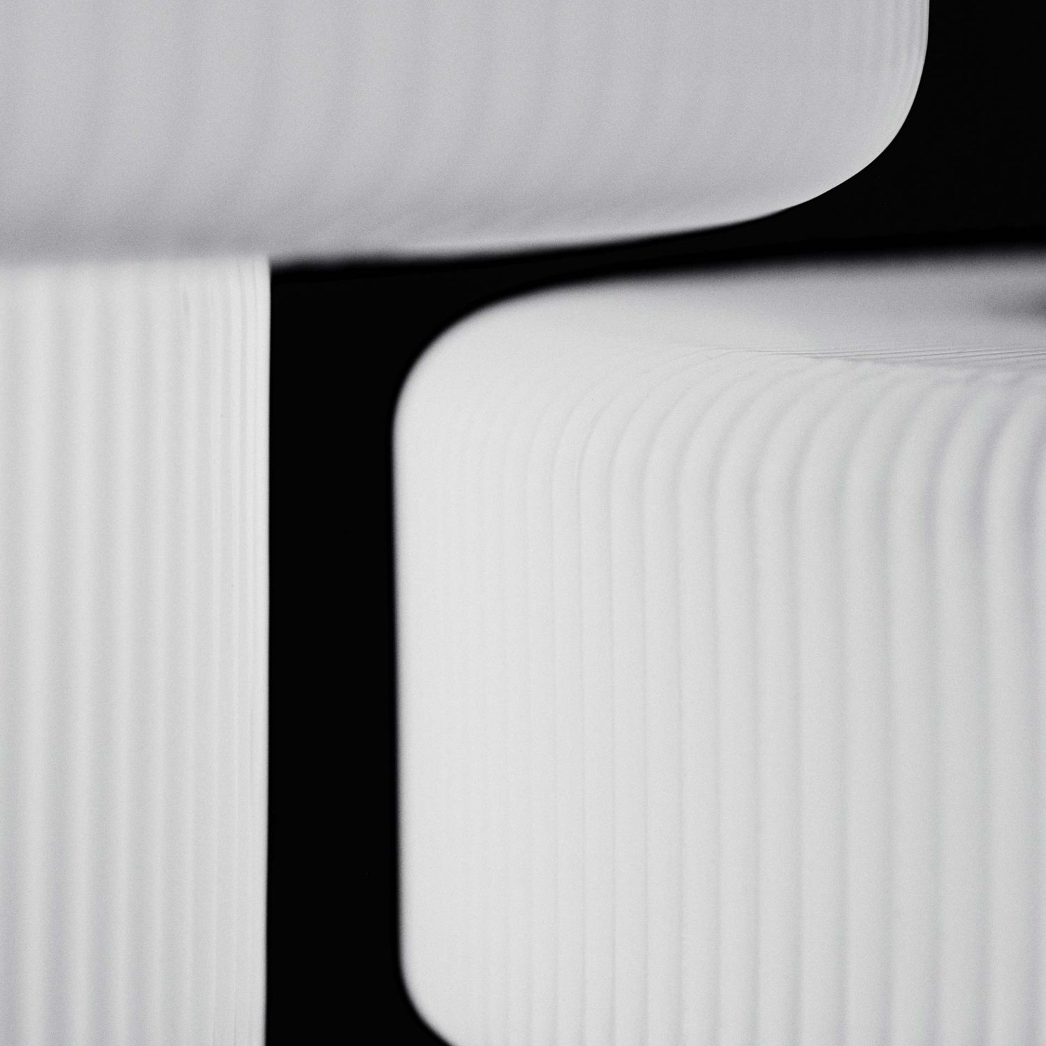 Ferm Living - Ripple portable Lampe H16,5 weiß