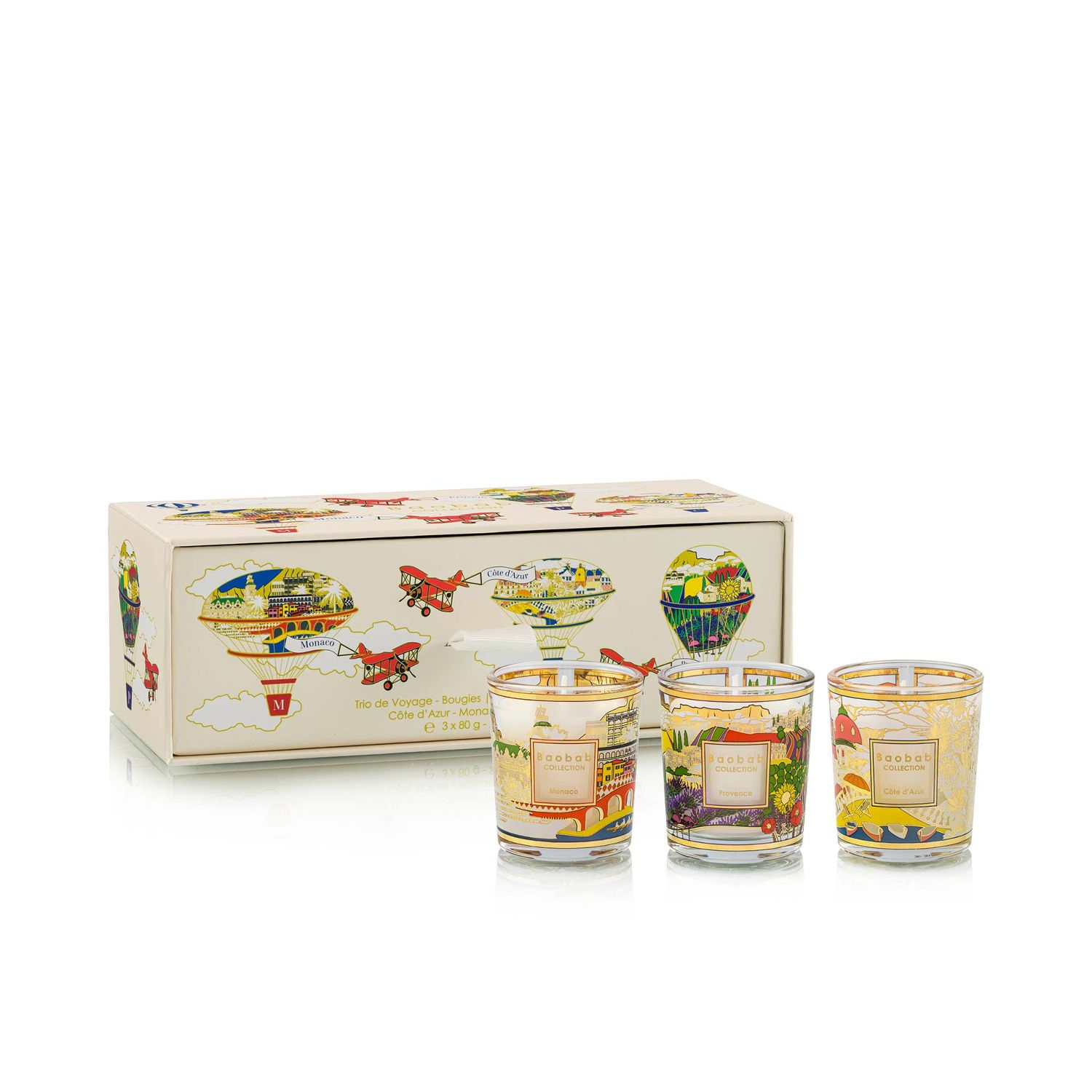 Baobab Collection - „Cap vers le sud“ Duftkerzen-Geschenkset