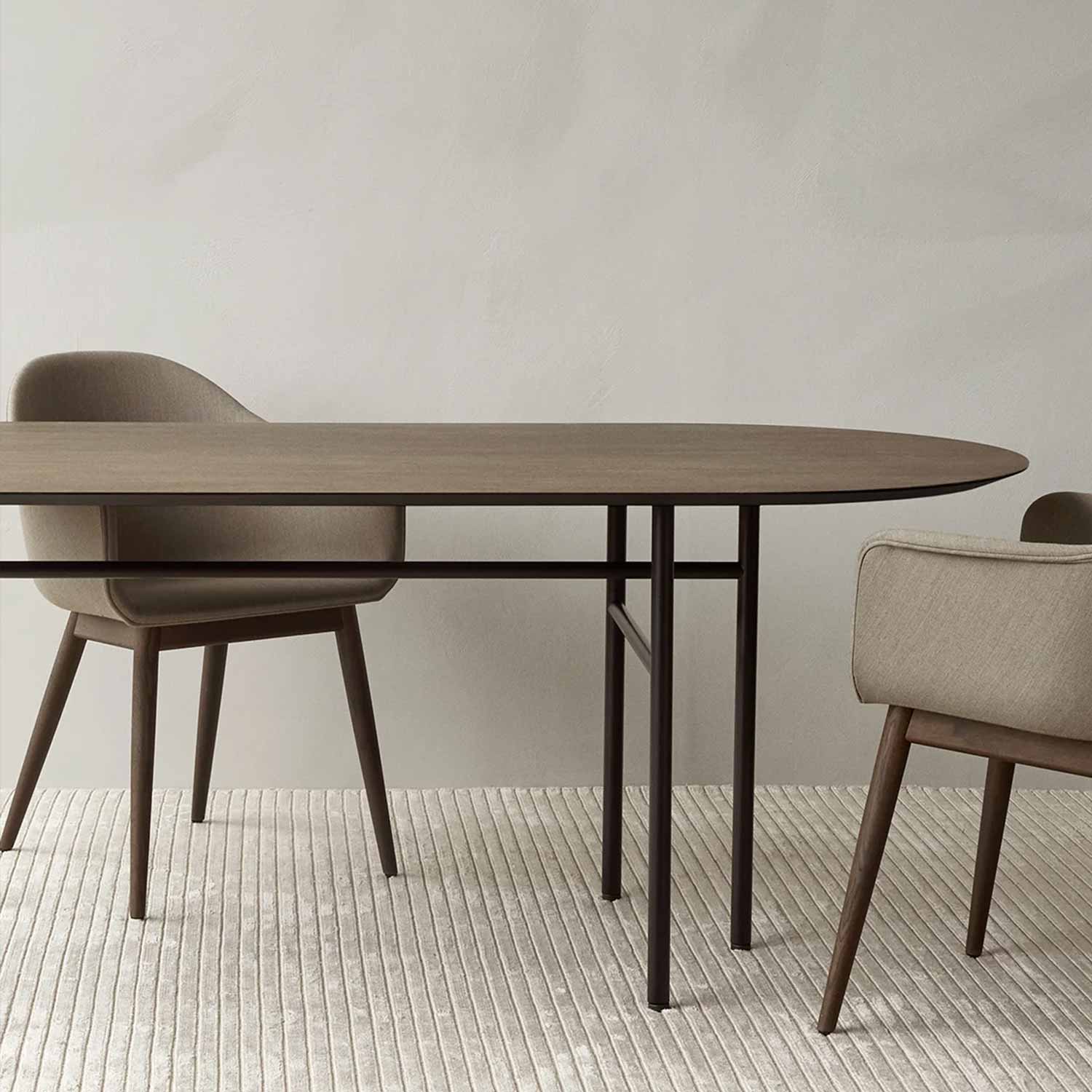 Audo - Harbour Essstuhl Holz/gepolstert Natural Oak/Dakar