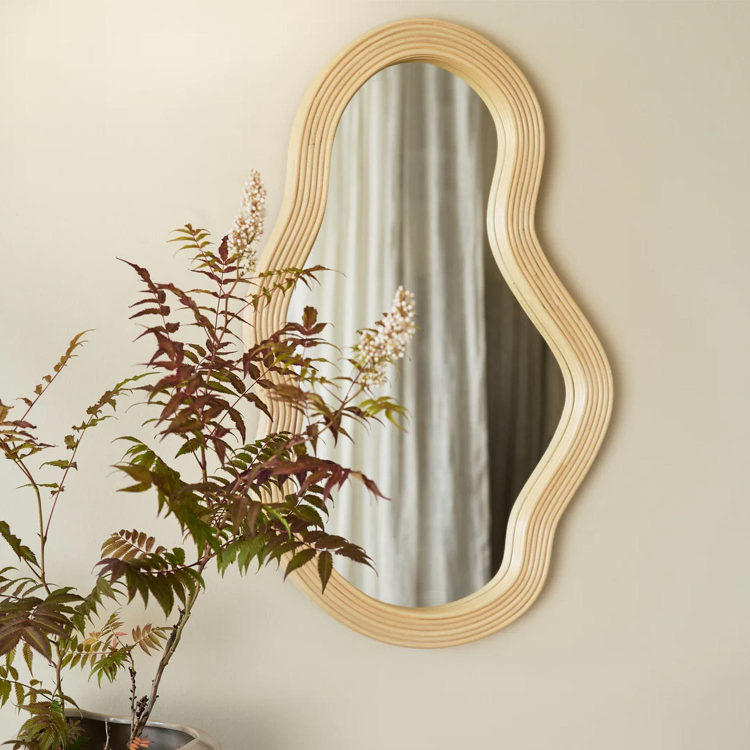 ferm LIVING Pond Rattan Spiegel Ambiente 104671