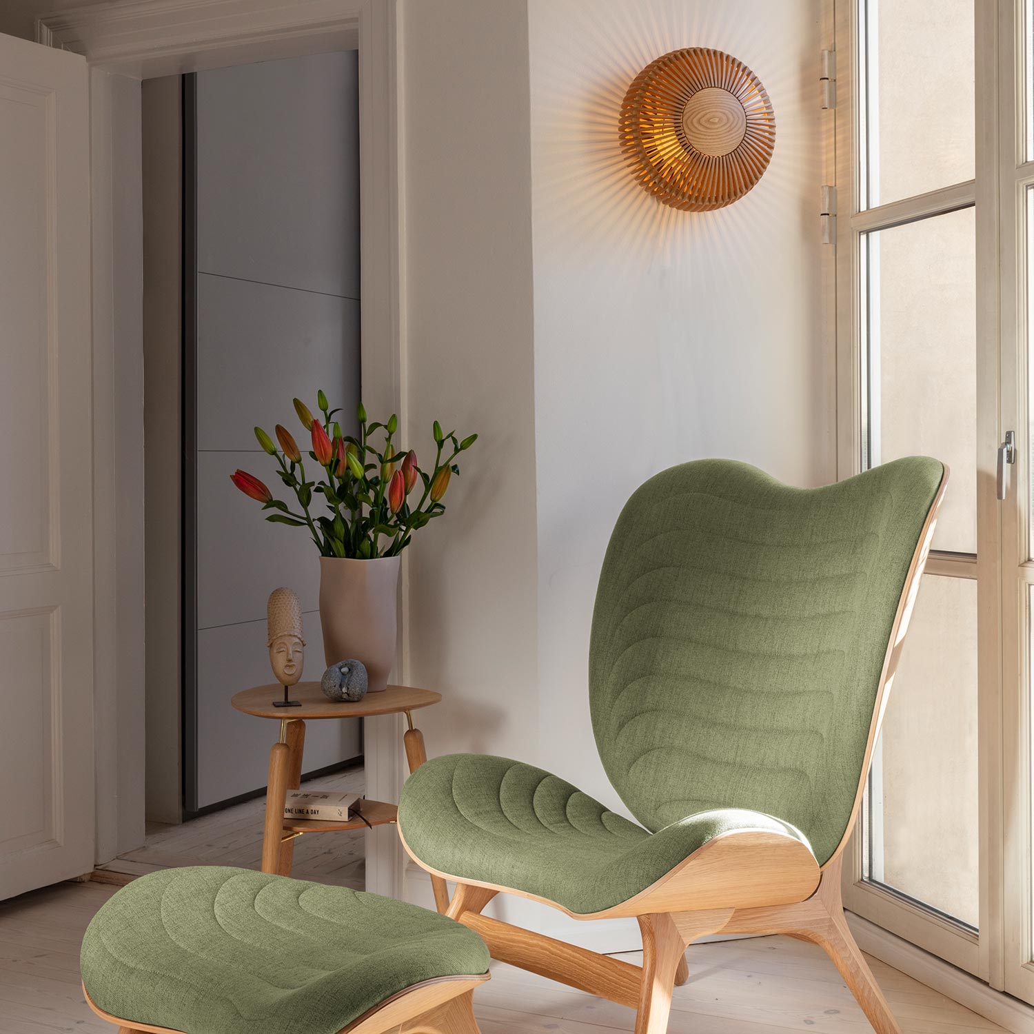 clava up wood large eiche umage leuchte 66149