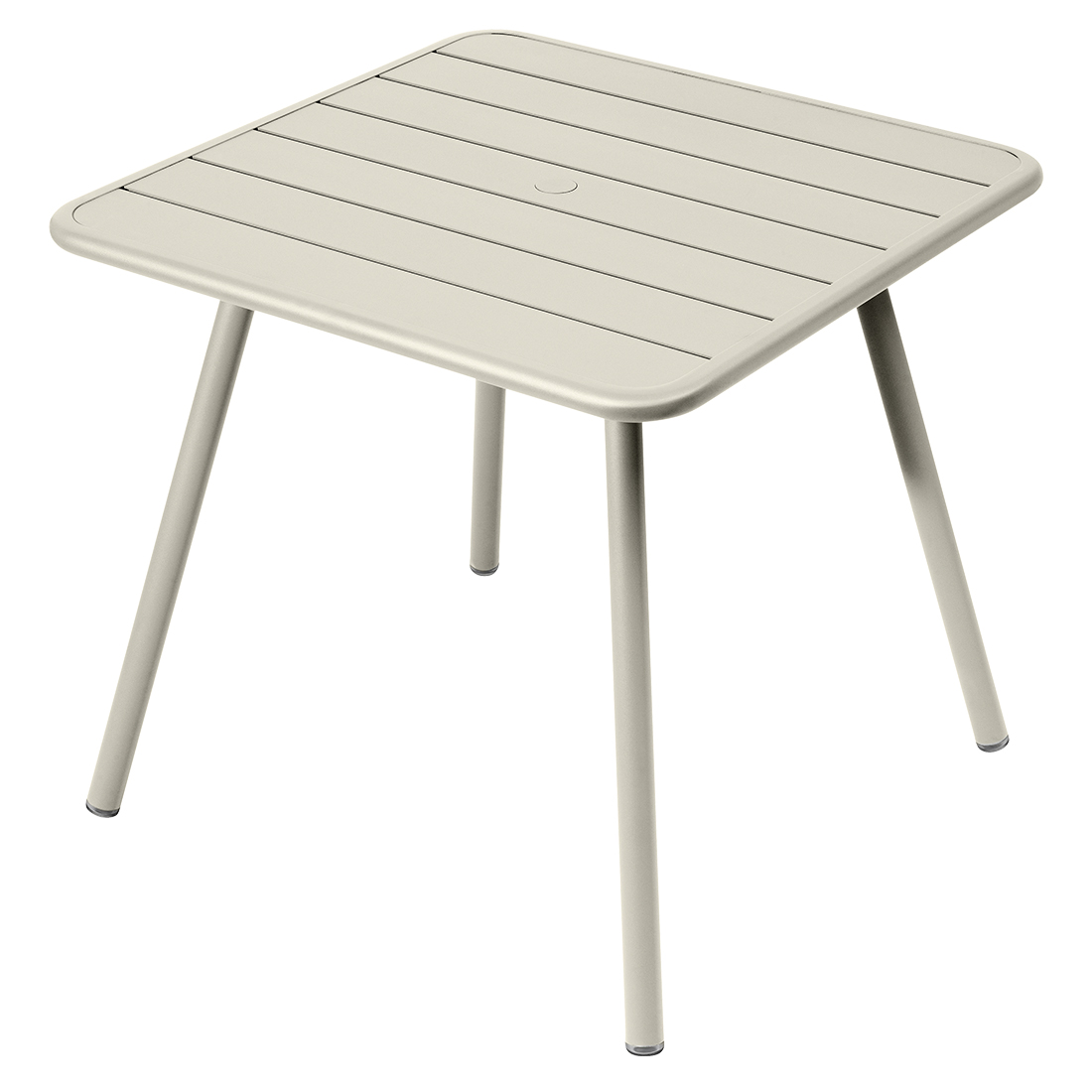 fermob luxembourg tisch 80cm lehmgrau 64533