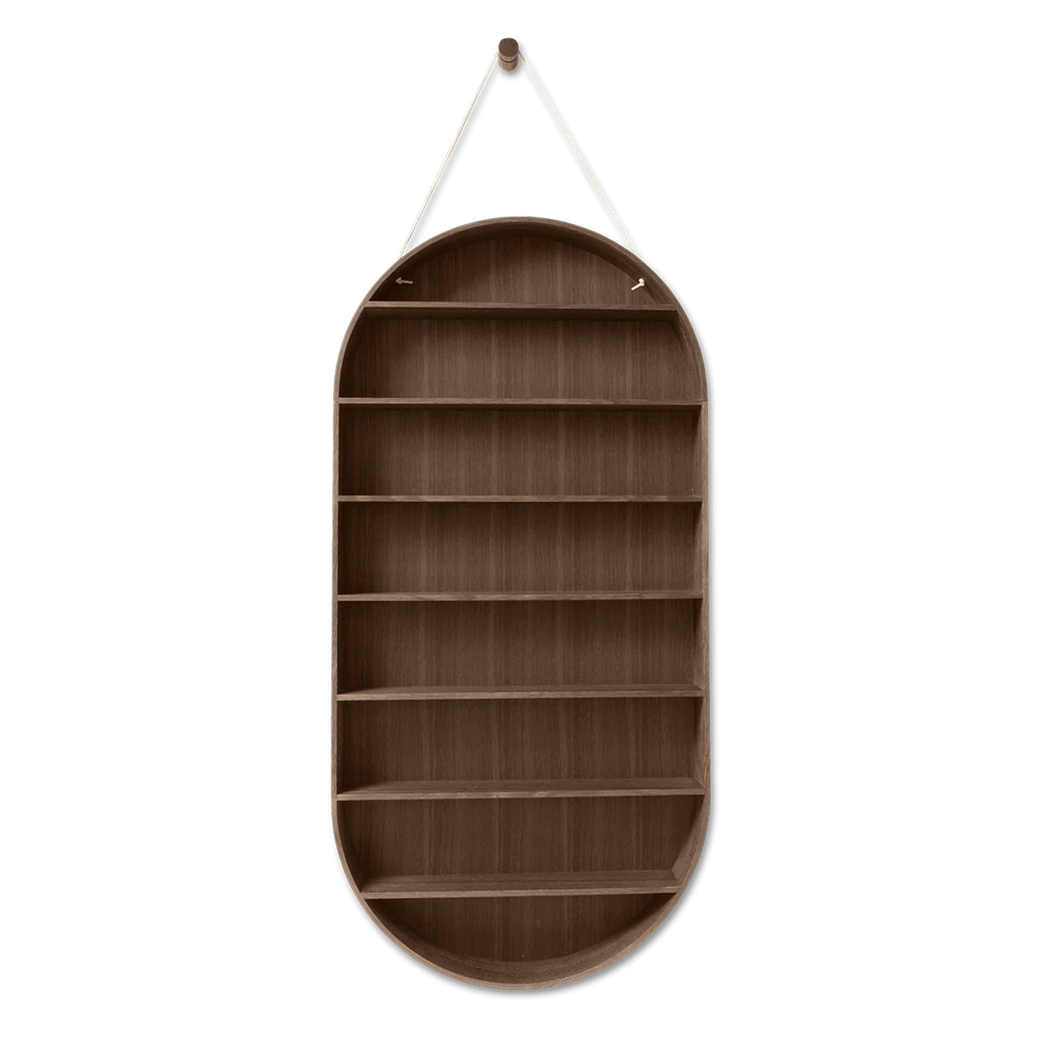 ferm LIVING Oval Regal Dorm Eiche geraeuchert 1104270279 104553