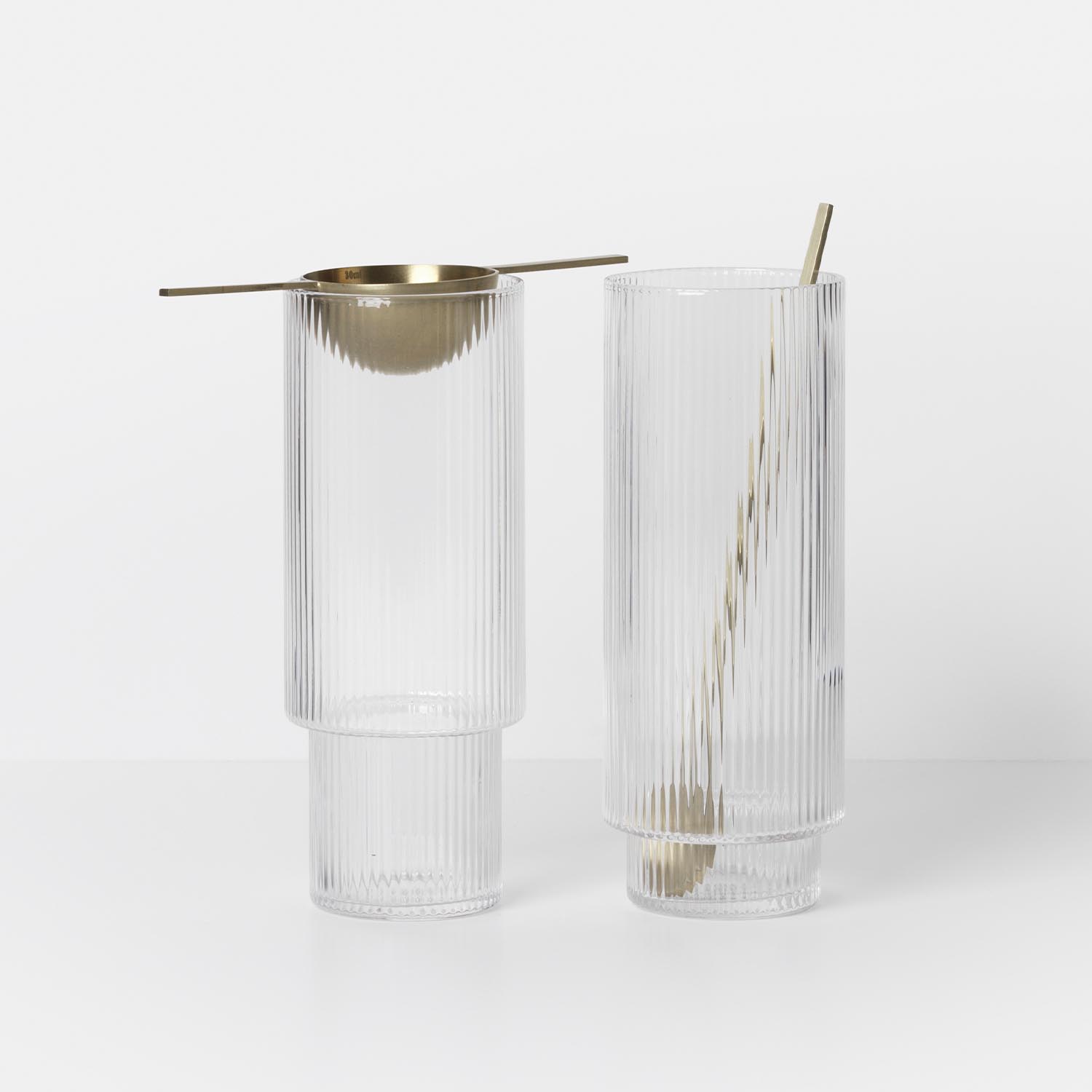ferm living Ripple long drinks mit tee