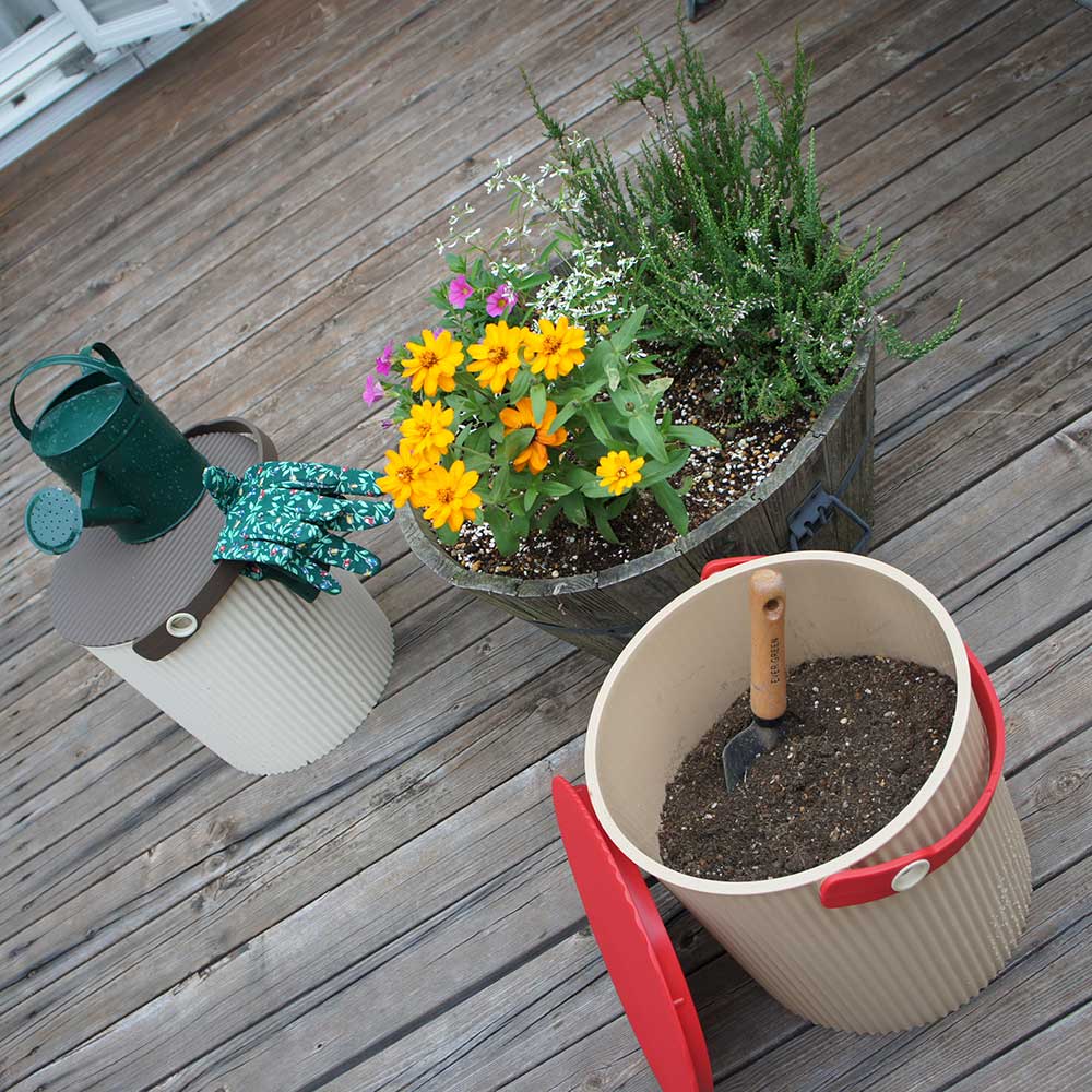 Hachiman - Omnioutil Eimer mit Deckel 10 l flamingo