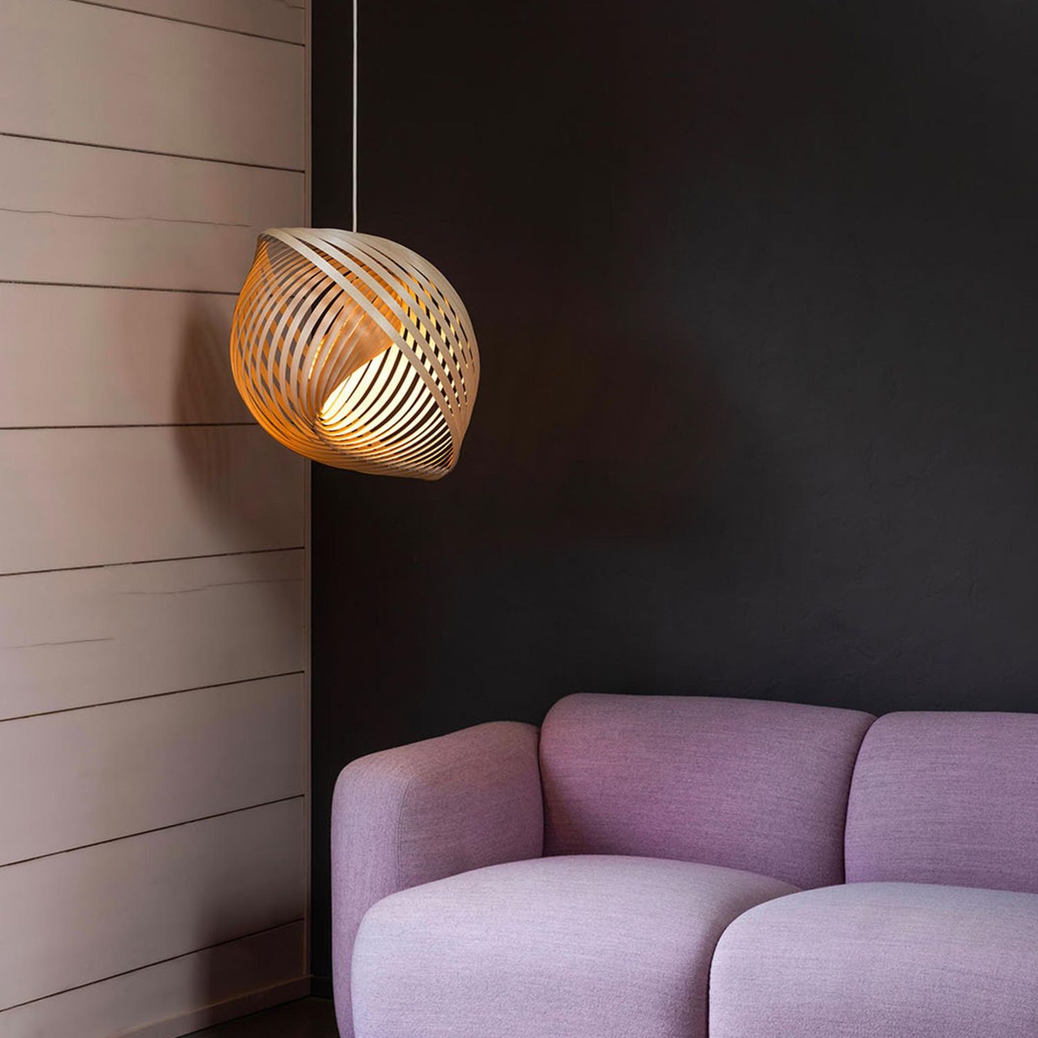 Secto Design - Adilo Pendelleuchte birke groß