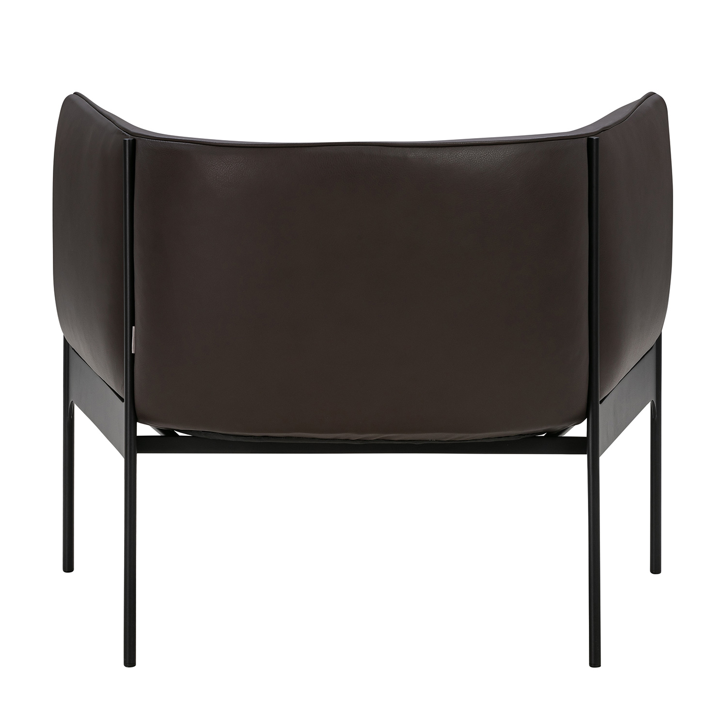 wendelbo sepal lounge chair parma mocca rueckseite 94518