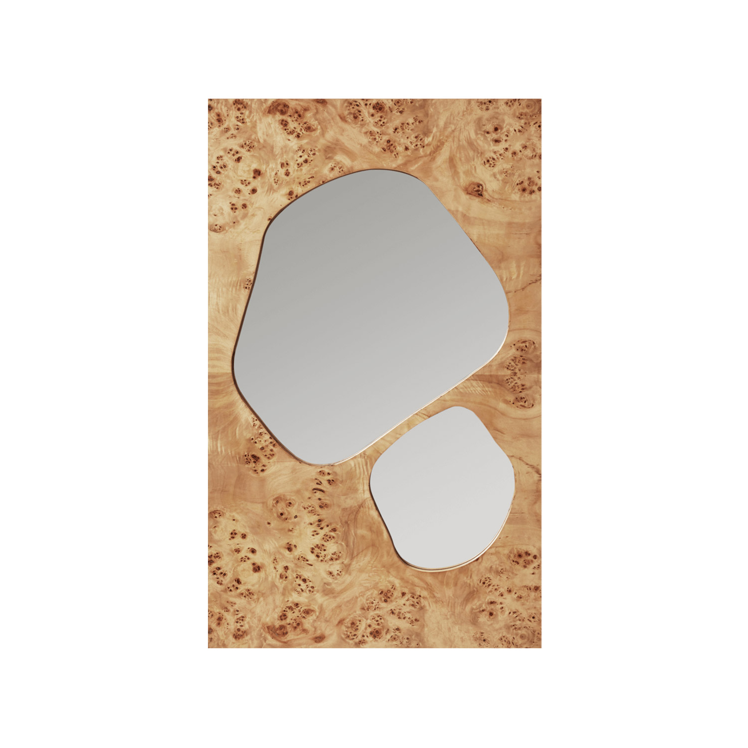 Ferm Living - Folia Spiegel H 82 cm natural burl