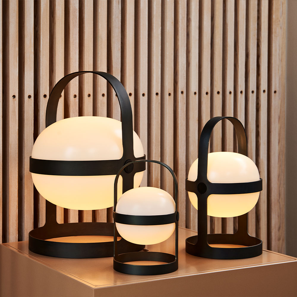 rosendahl solar spot led tischleuchten drei groesen 51330