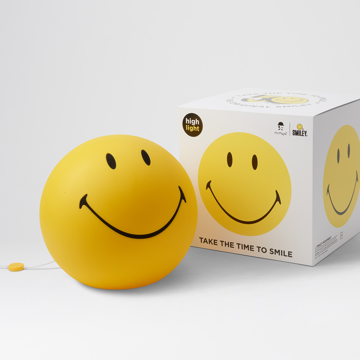 Mr Maria - Smiley XL Lampe pink