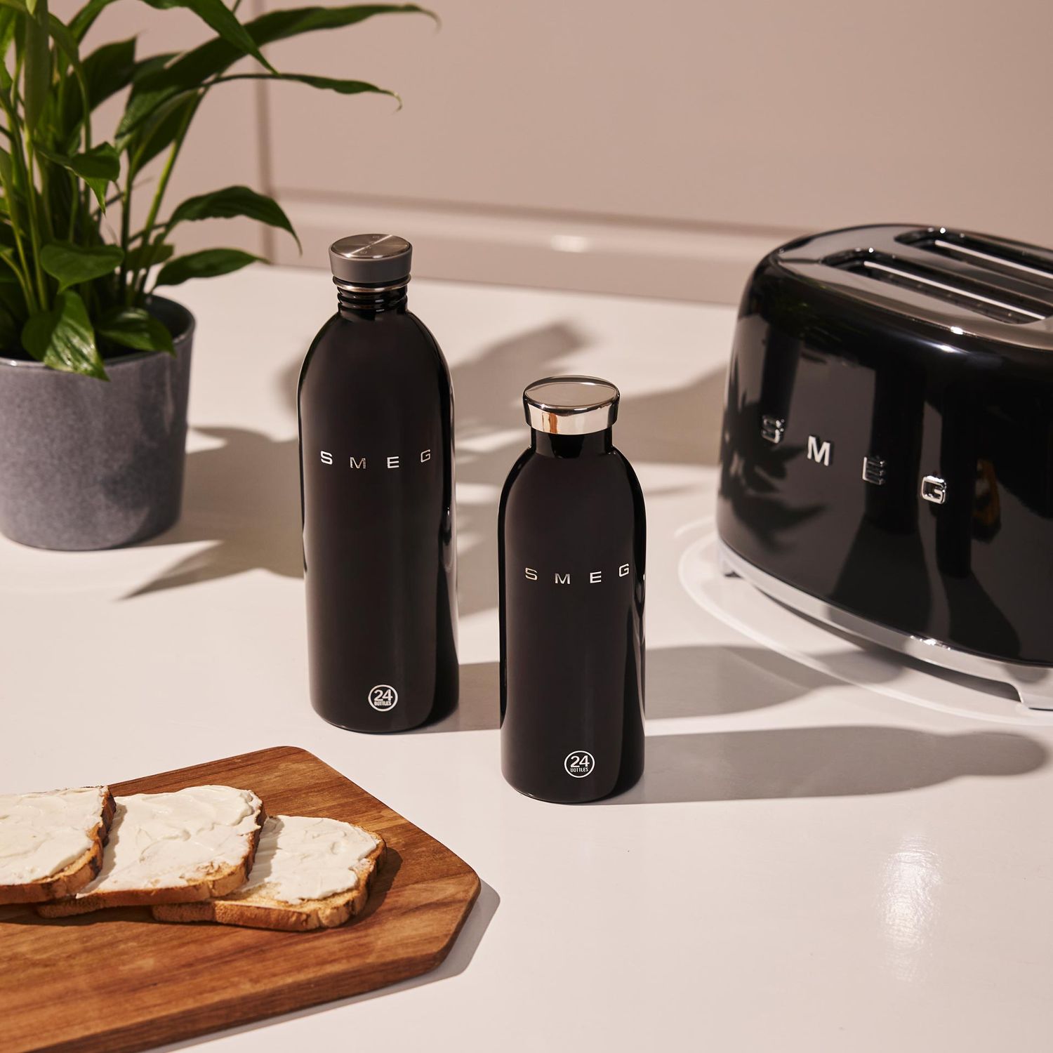 SMEG - Urban Bottle Edelstahlflasche rot