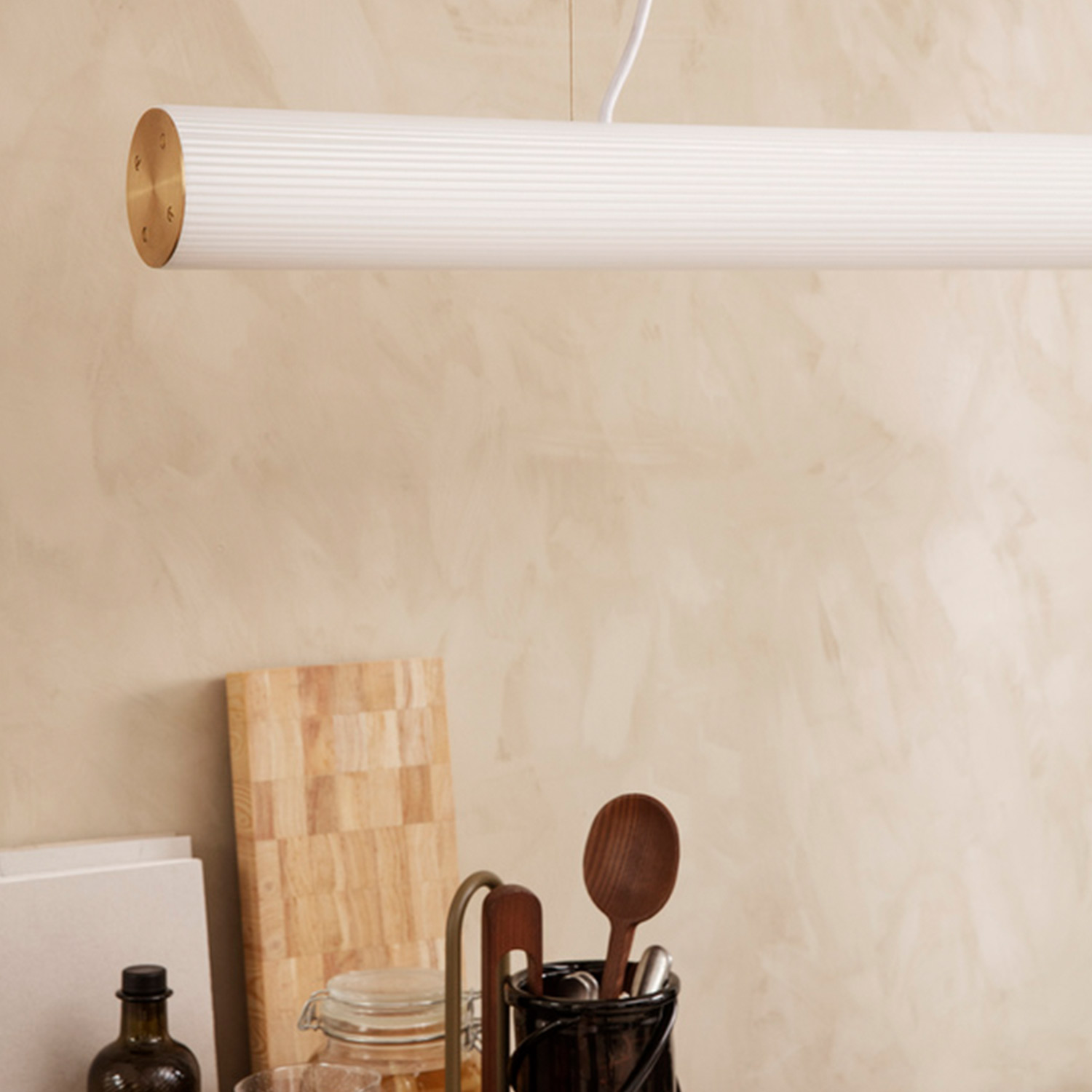 ferm living vuelta pendant white brass haengeleuchte 69891
