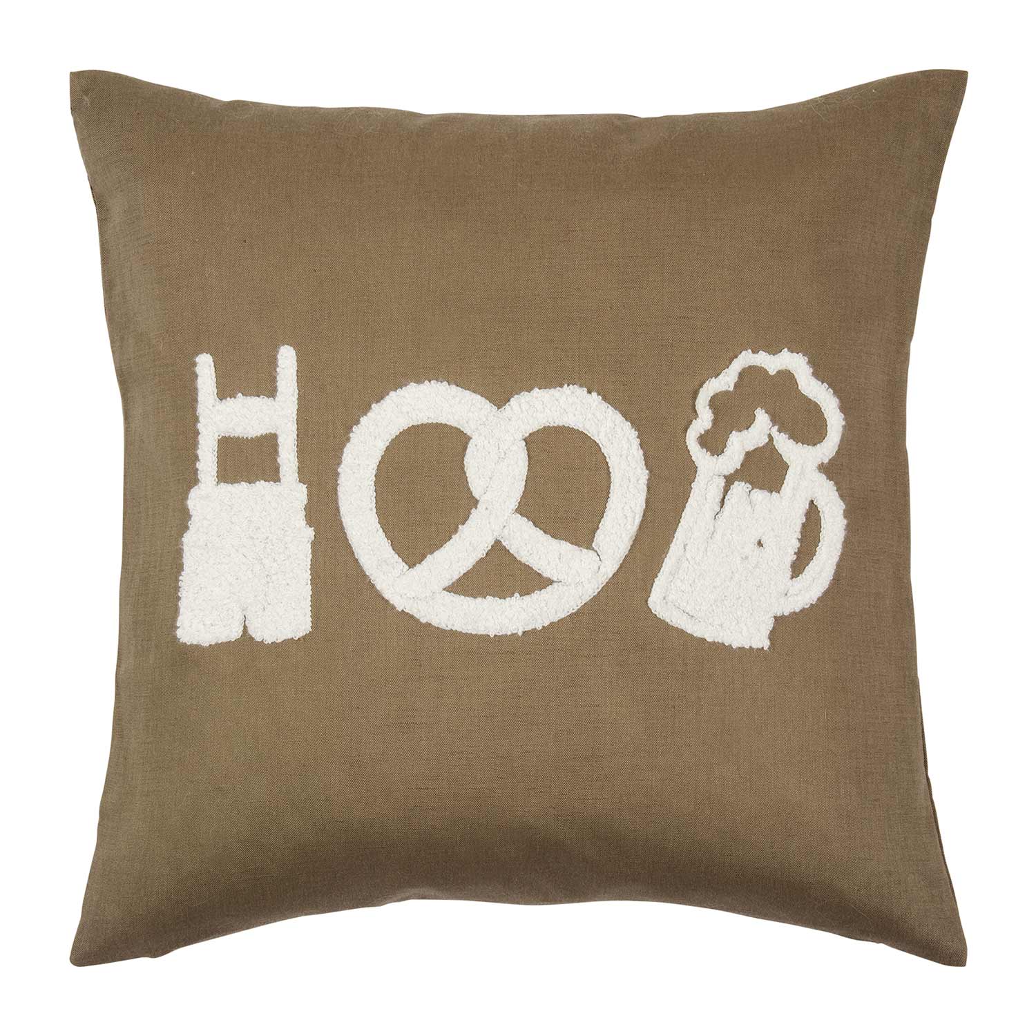 pad bavarian kissenhuelle 40 x 40 stone vorderseite 96066