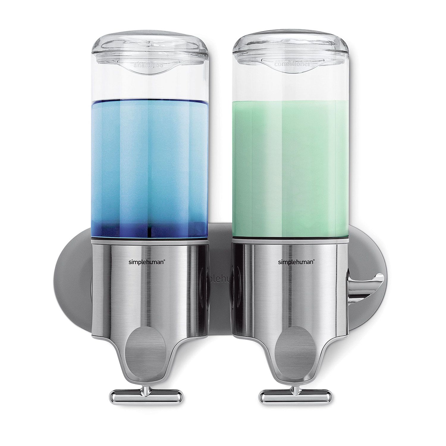 simplehuman doppelspender mit wandhalterung 98499