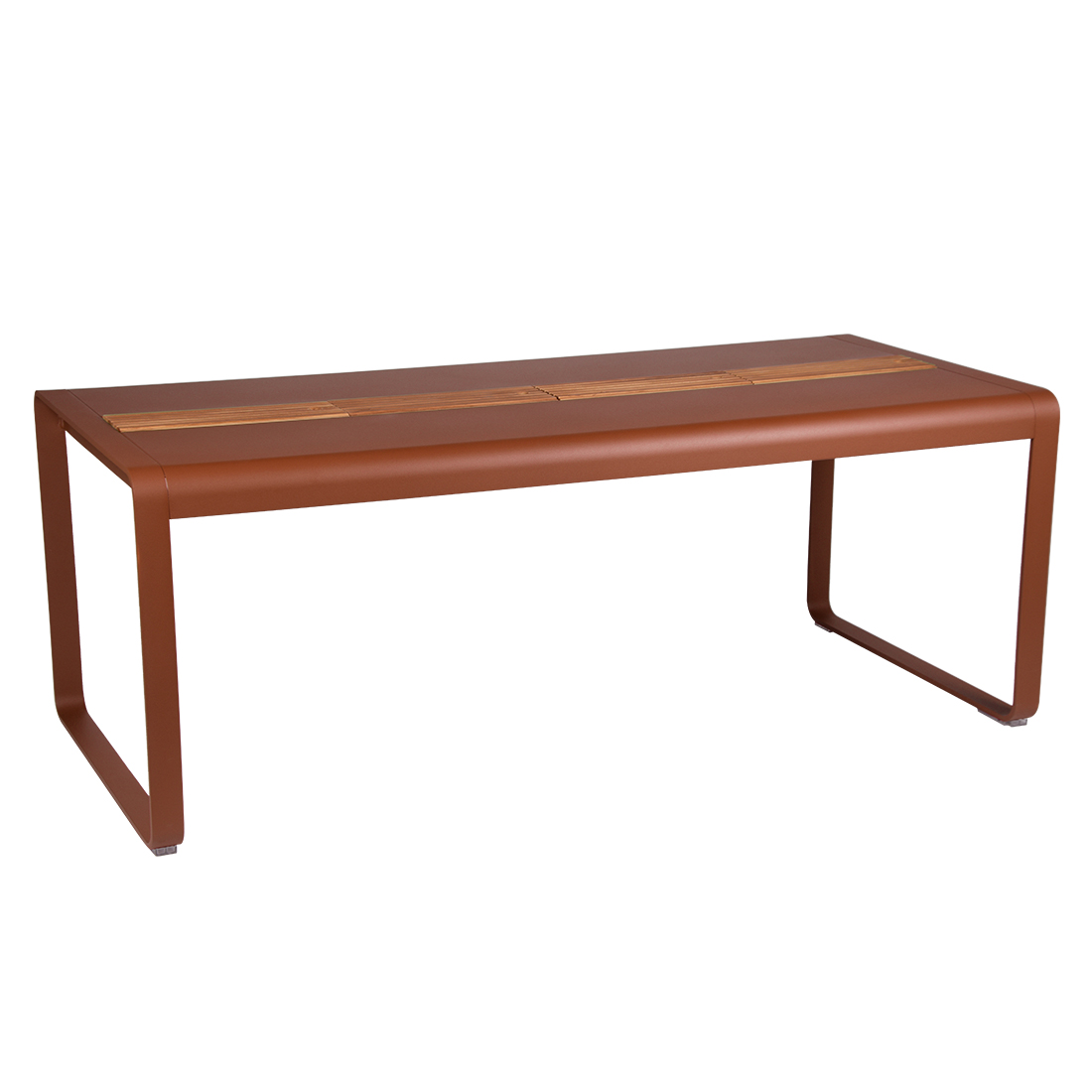 fermob bellevie tisch 196 8434 ockerrot 88592
