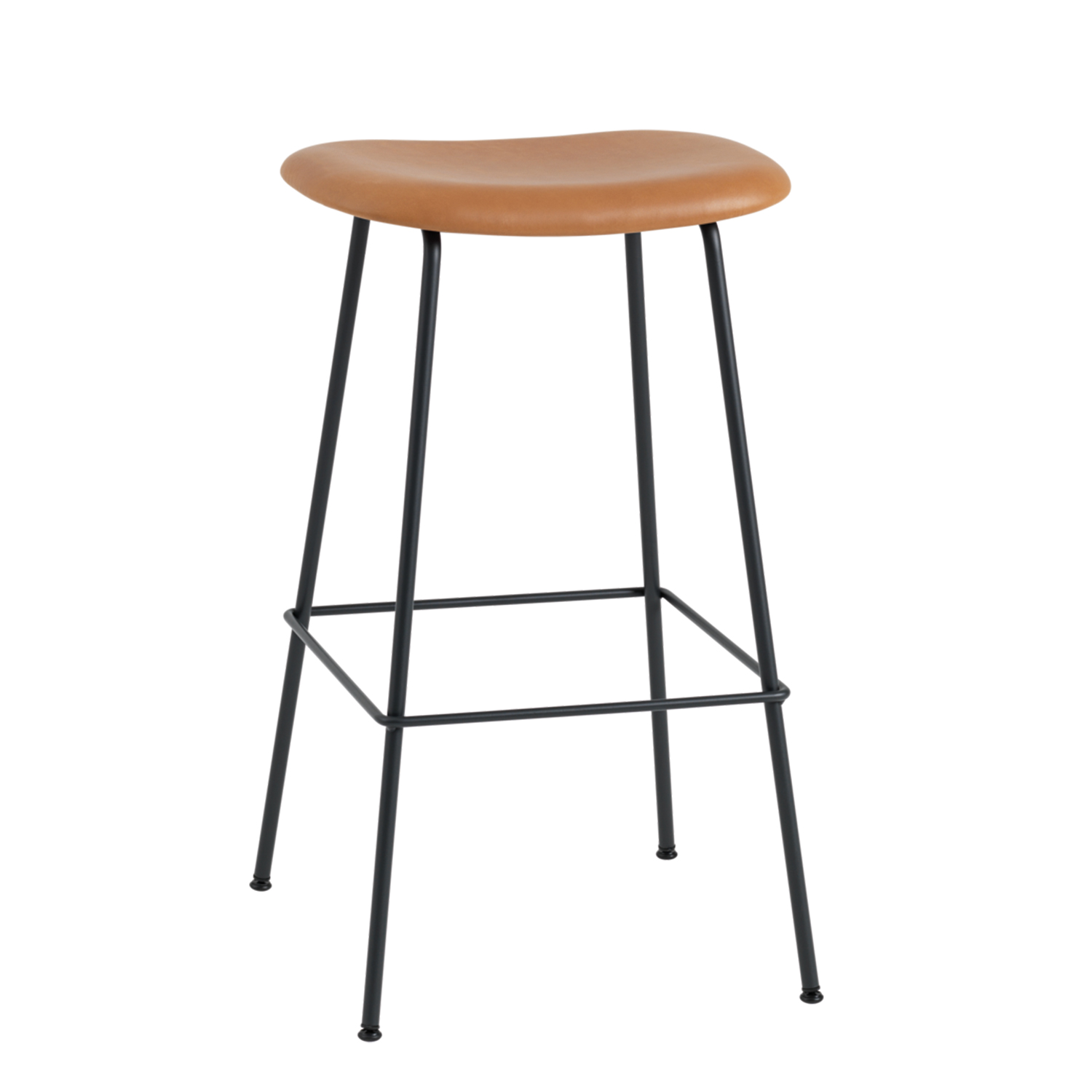 muuto fiber bar stool cognac 83463
