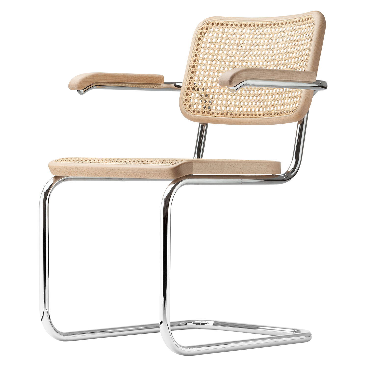 thonet s64v chrom buche natur 100436