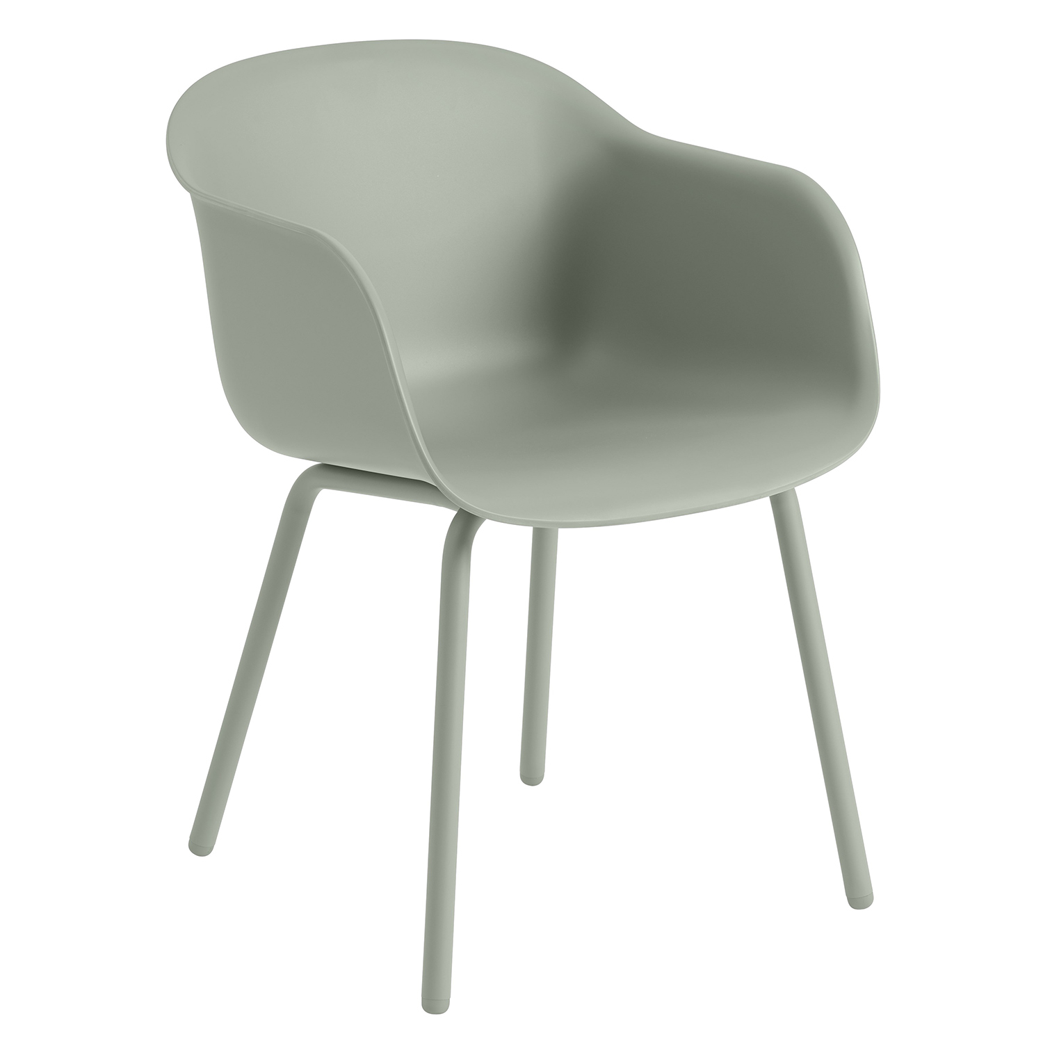 muuto Fiber outdoor armchair dusty green 98438