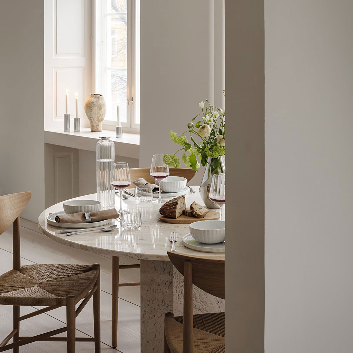 Georg Jensen - Bernadotte Rotweinglas 6er Set