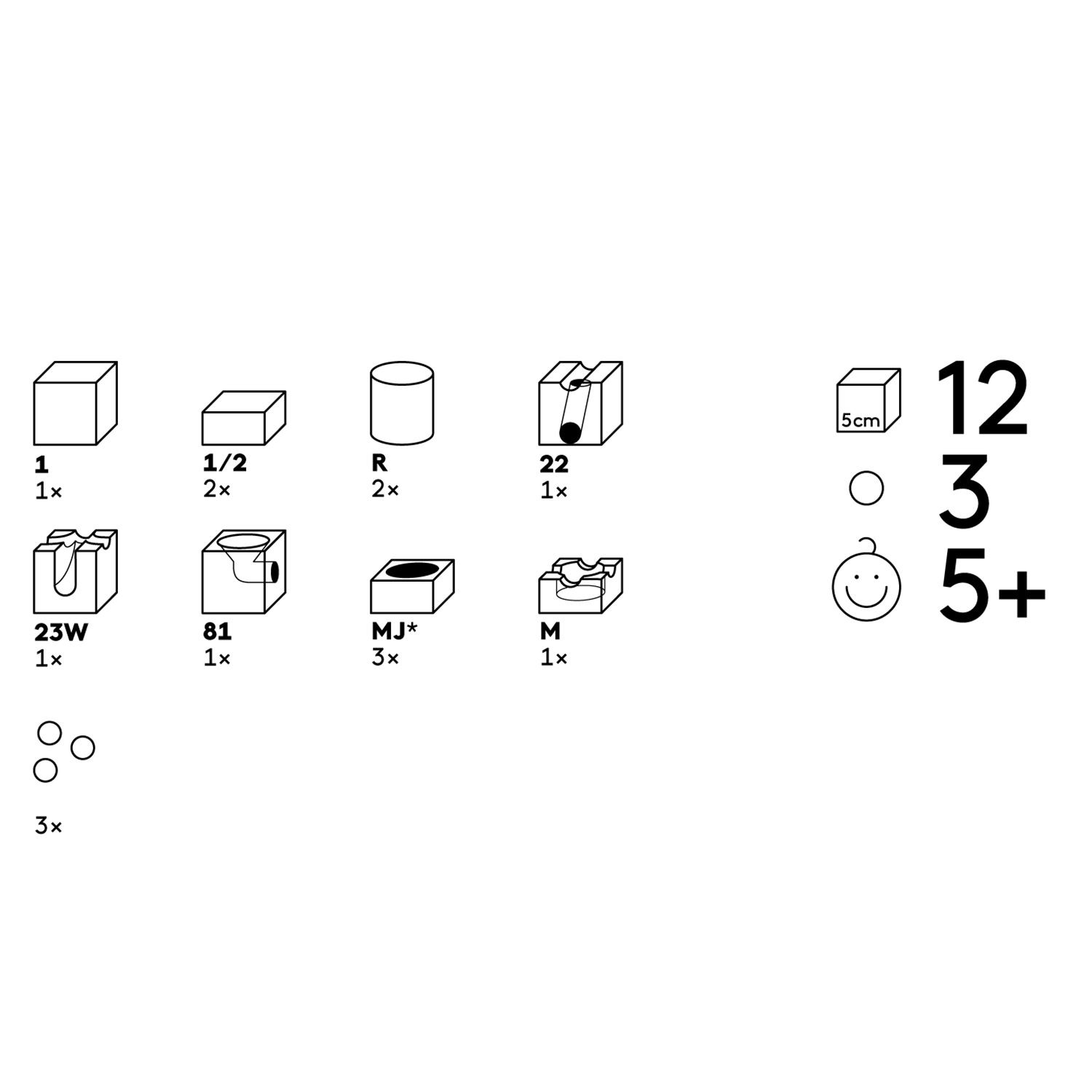 jump holzkugelbahn cuboro inhalt 76199