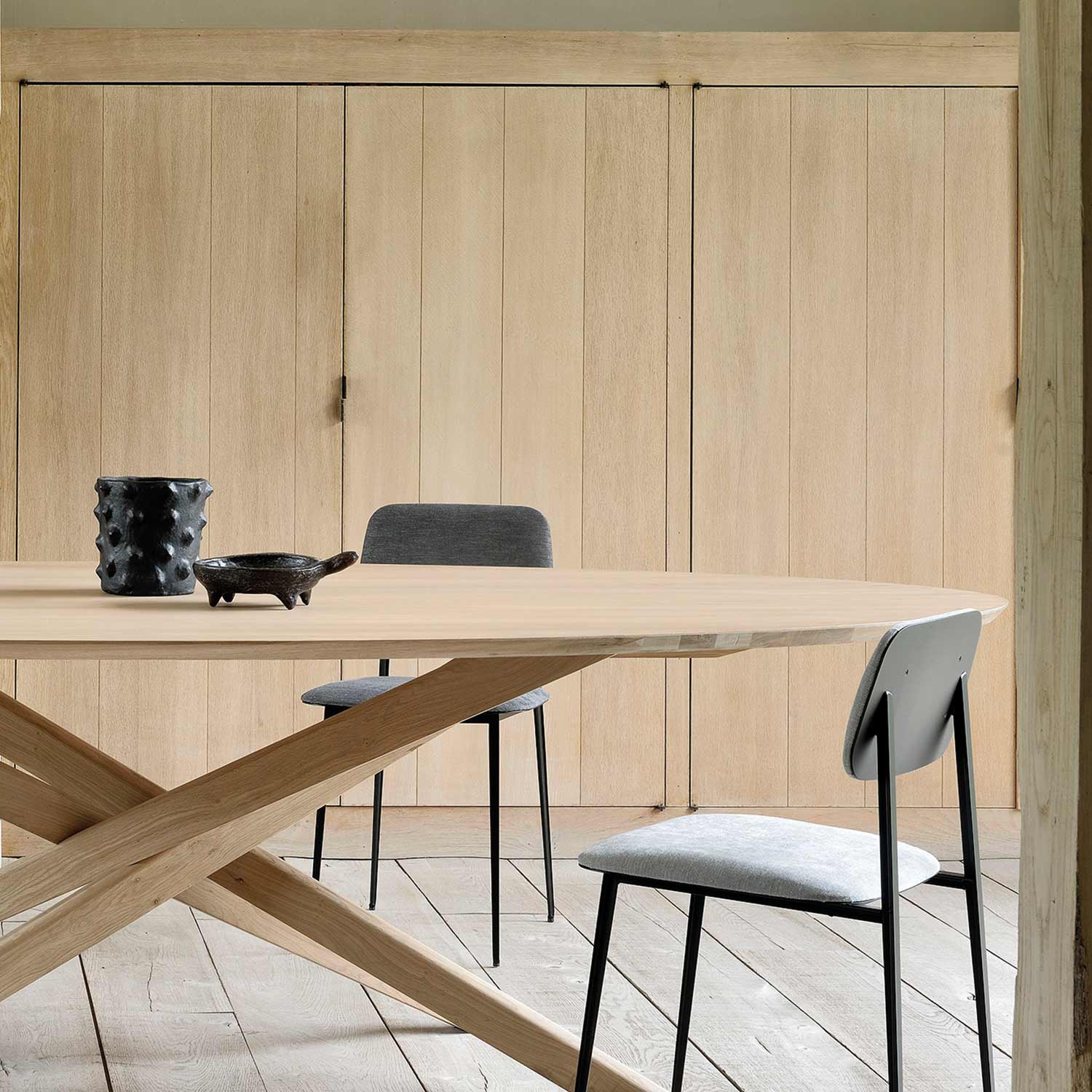 ethnicraft mikado tisch ambiente wohnzimmer rechteckig mikado oval 83918