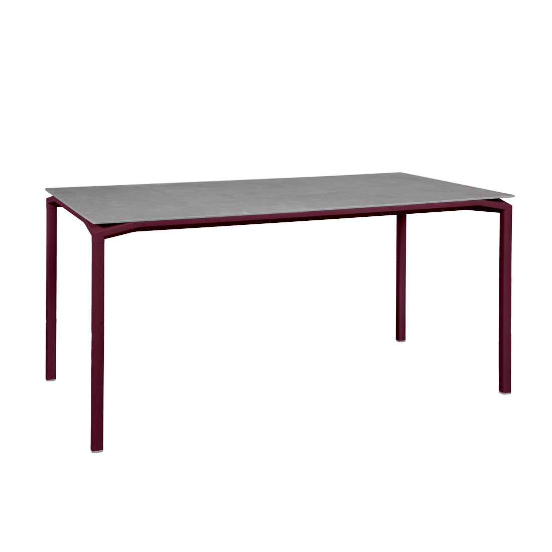 Fermob - Calvi Mineral Tisch 160x80 cm kreta schwarzkirsche