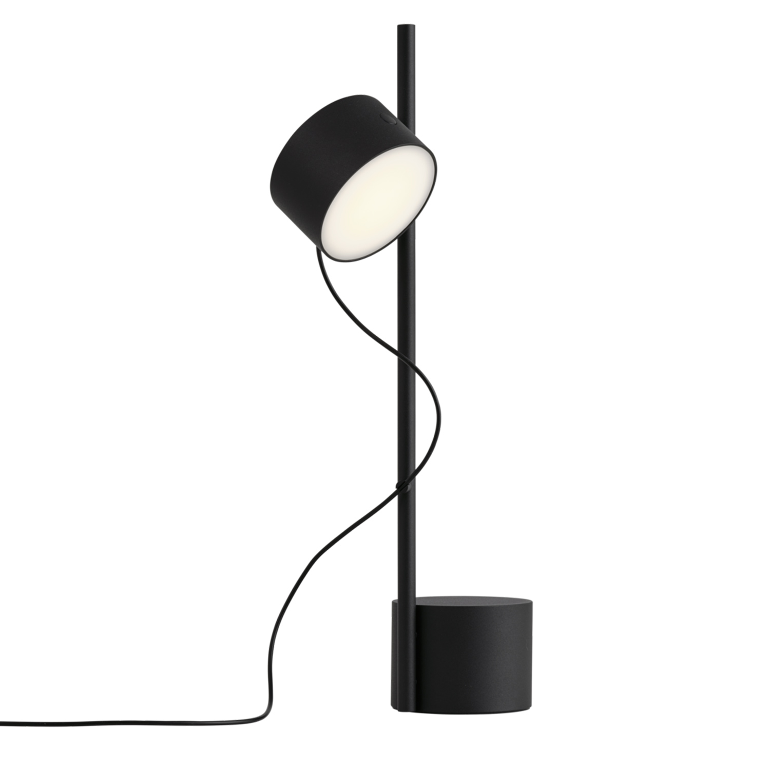 28782 en post table lamp black muuto 22592 103130