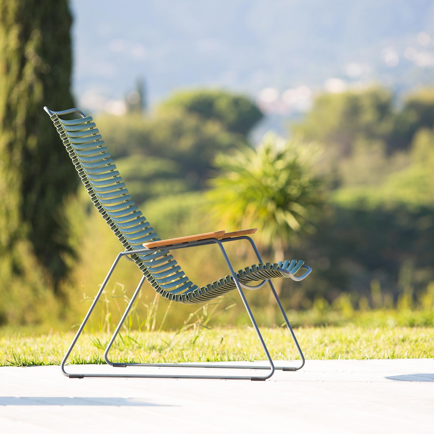 houe click lounge chair olivegreen 93048