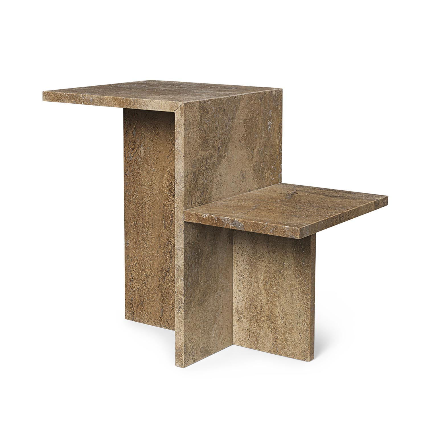 ferm living distinct beistelltisch dark brown 90804