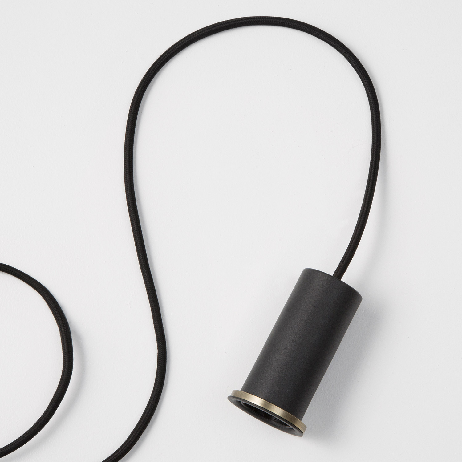 ferm living collect socket schwarz low 5108 61631