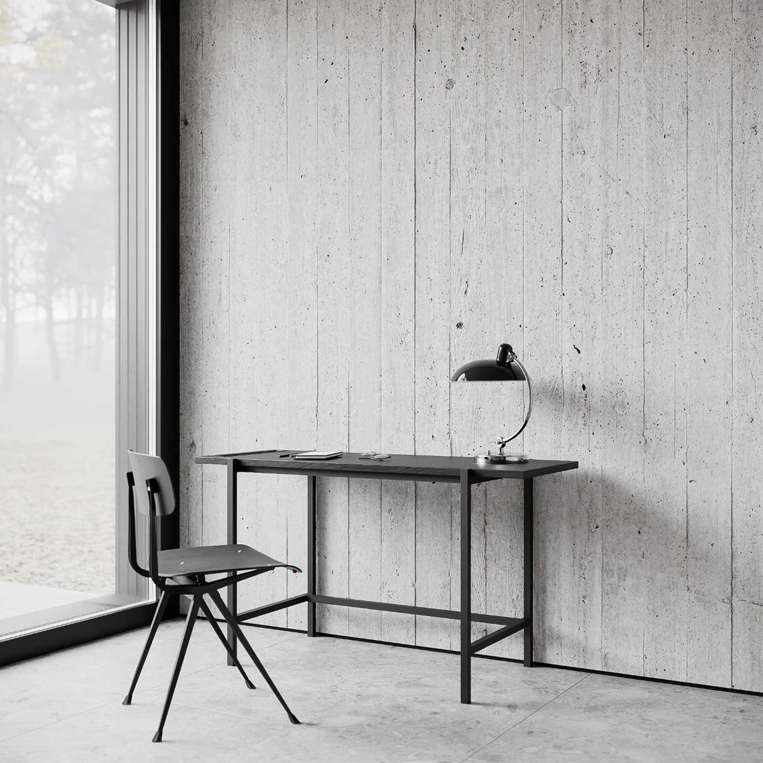 nichba design desk schreibtisch schwarz 80375