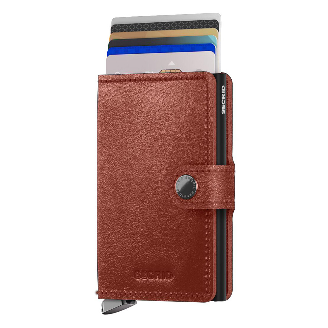secrid miniwallet basco brown mit karten 104789