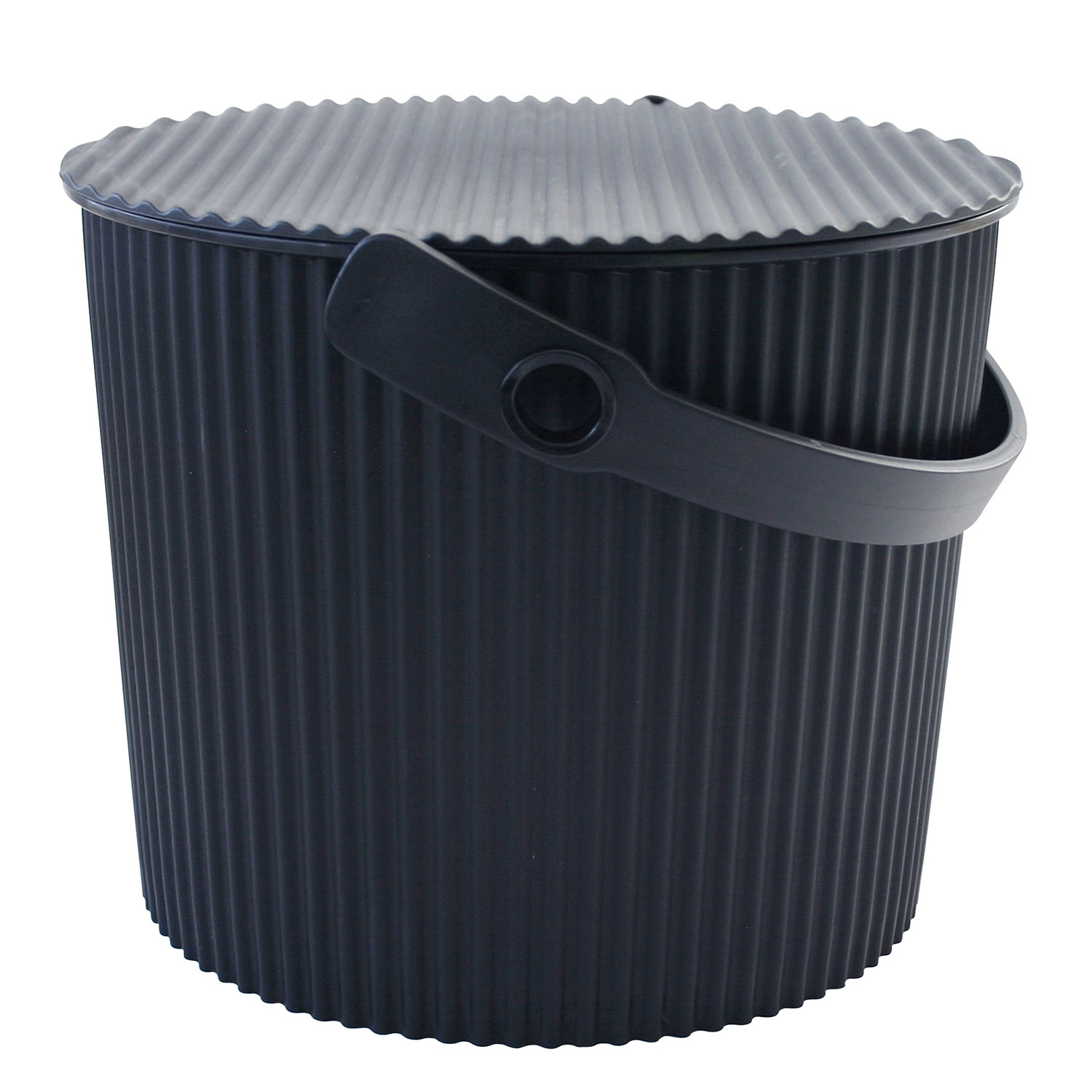 Hachiman - Omnioutil Eimer mit Deckel 8 l schwarz