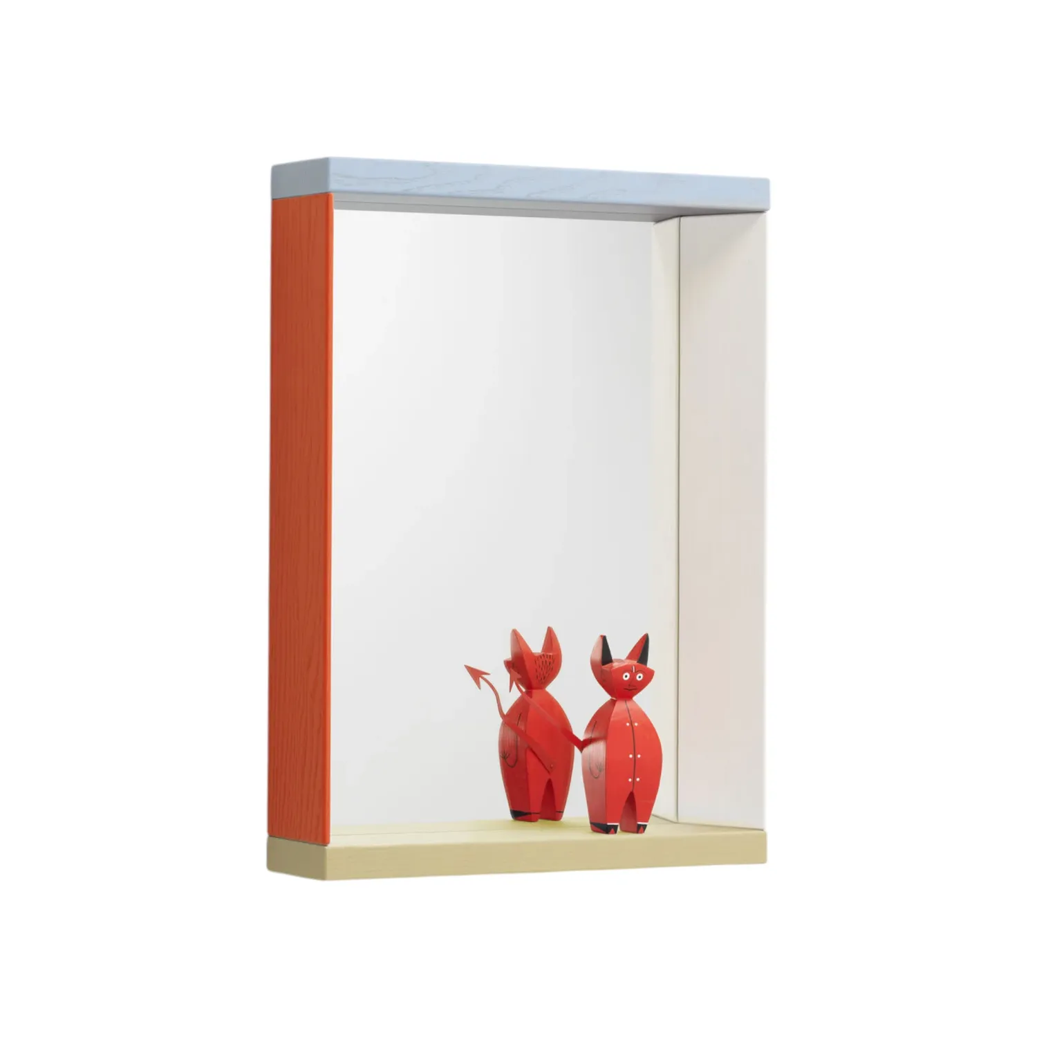 Vitra - Colour Frame Spiegel blau/orange small