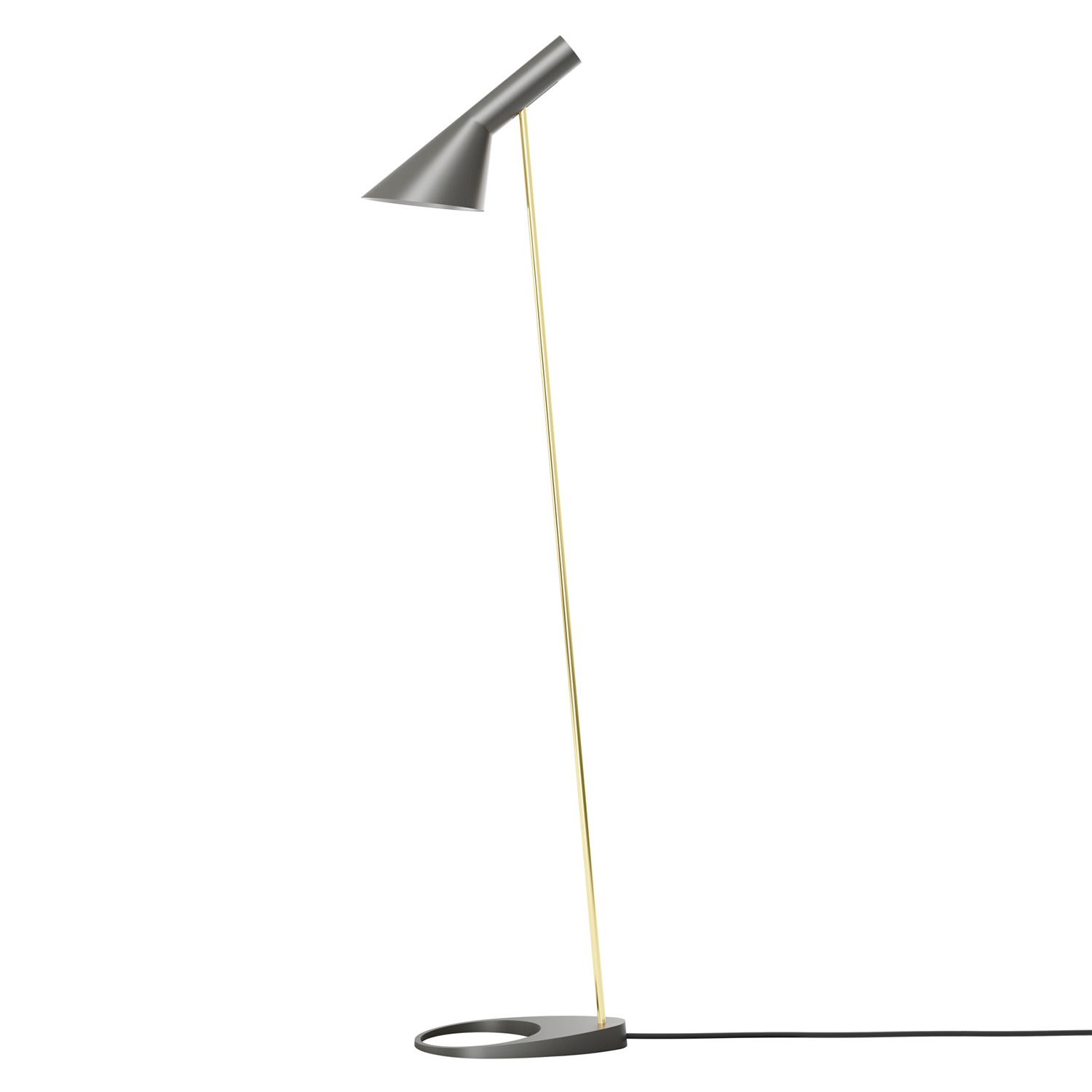 Louis Poulsen - AJ Stehleuchte warm grey/brass