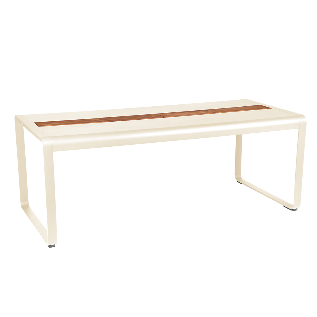 Fermob - Bellevie Tisch mit Aufbewahrung Latte-Beige
