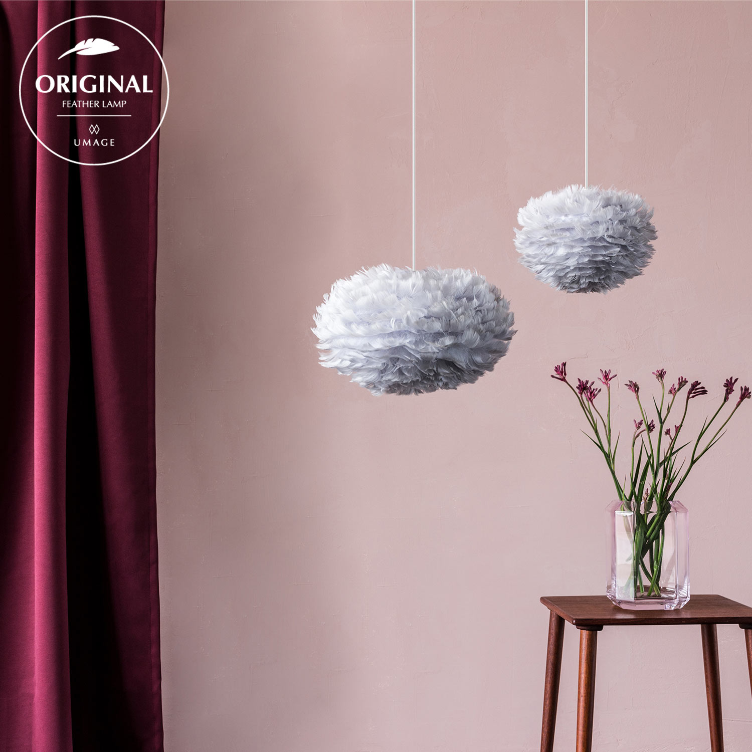 umage eos light grey original feather 72606