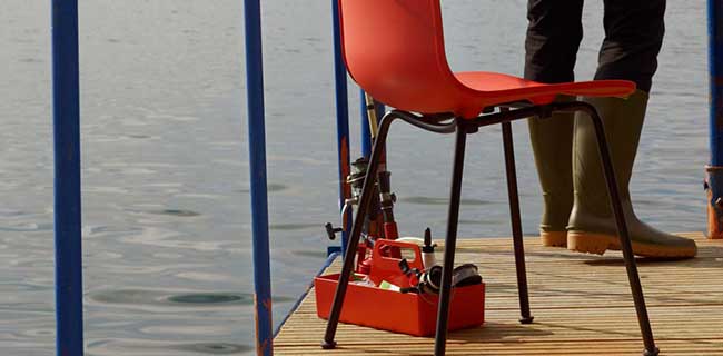 Vitra Toolbox draußen auf dem Steg