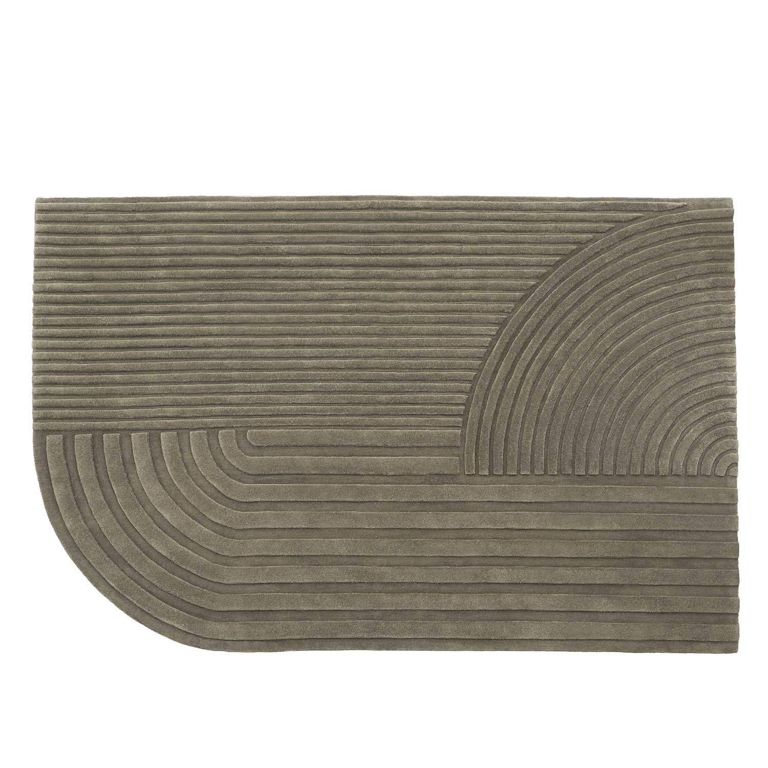 muuto Relevo teppich 200x300 taupe 105282